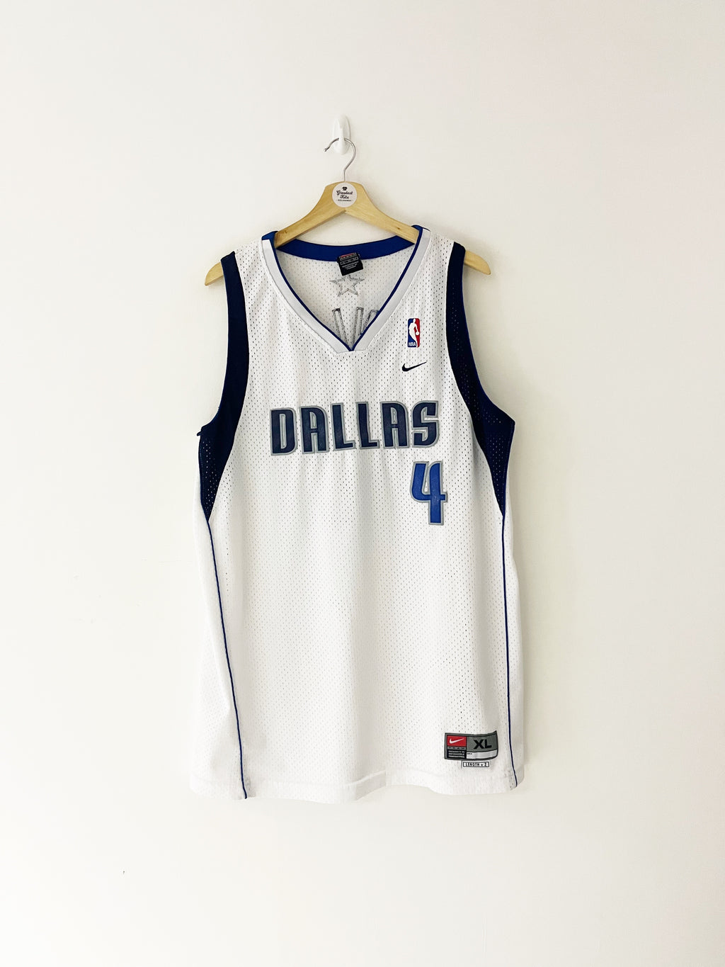 2001/04 Dallas Mavericks Nike Home Jersey Finley #4 (XL) 8/10