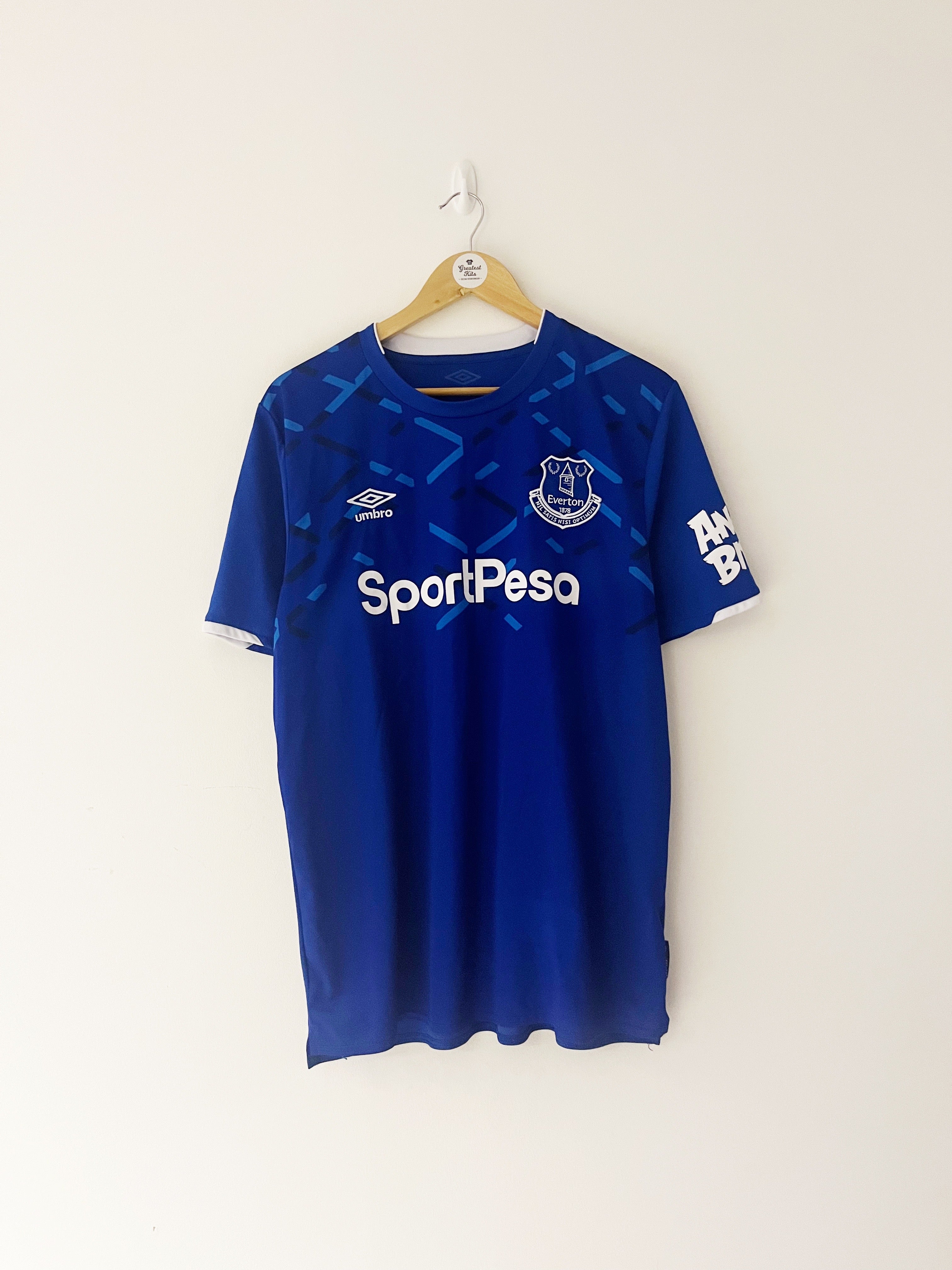 2019/20 Everton Home Shirt (XL) 9/10