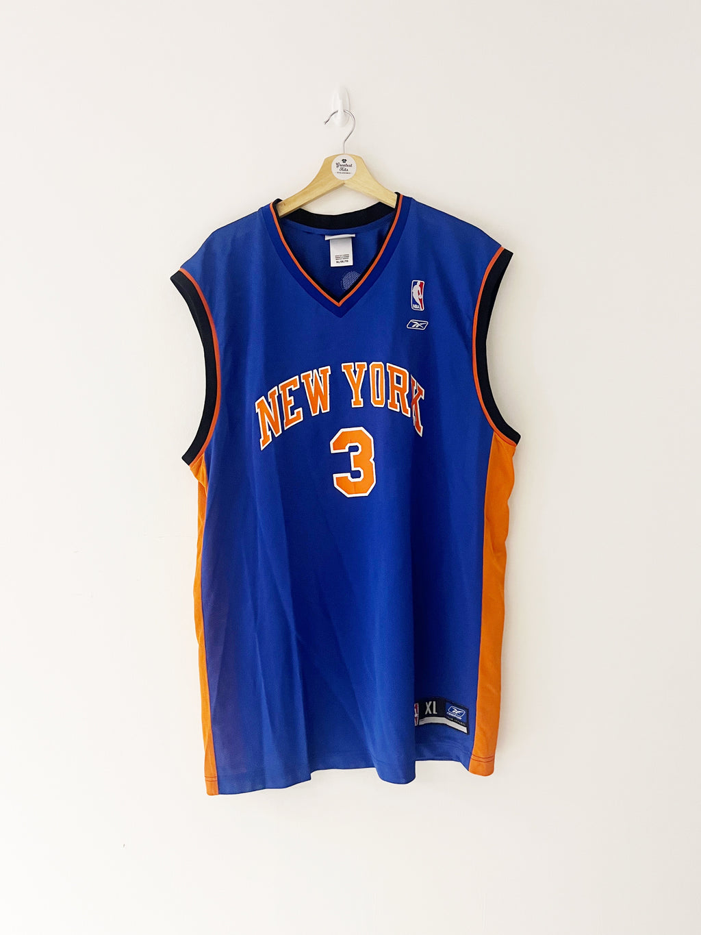 2004/06 New York Knicks Reebok Alternate Jersey Marbury #3 (XL) 7.5/10