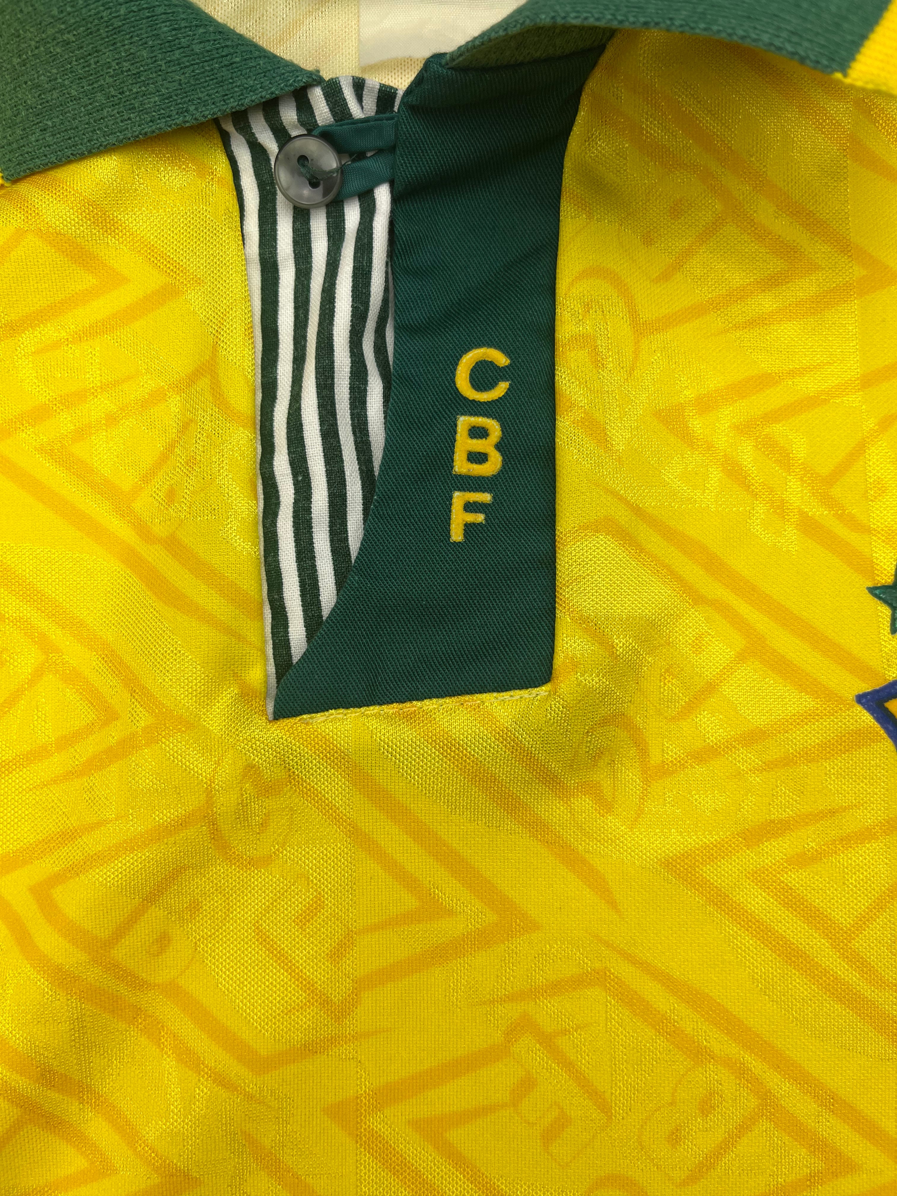 1991/93 Brazil Home Shirt (XL) 9/10