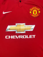 2014/15 Manchester United Home Shirt (XL) 9/10