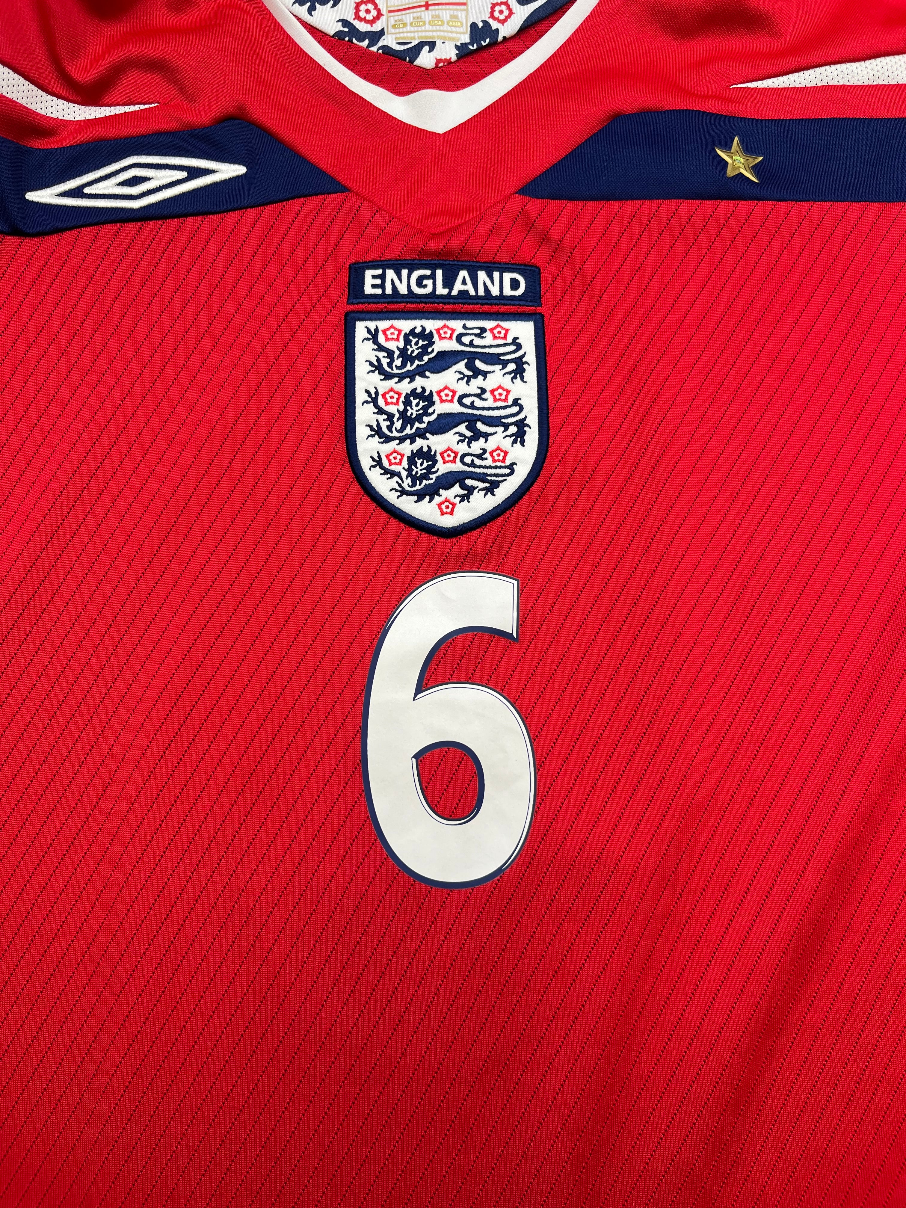 2008/10 England Away Shirt Terry #6 (XXL) 9/10