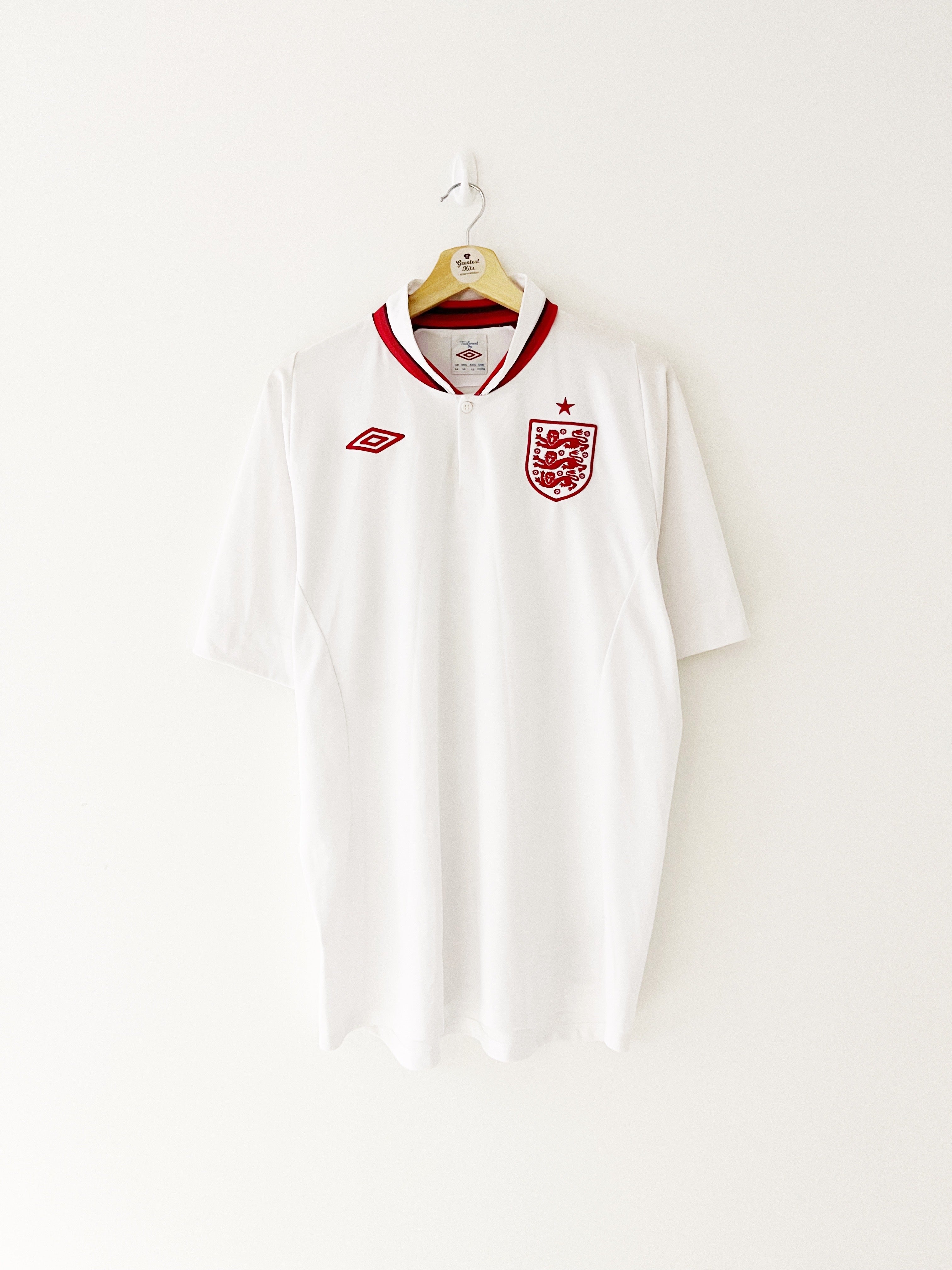 2012/13 England Home Shirt (L/XL) 9/10