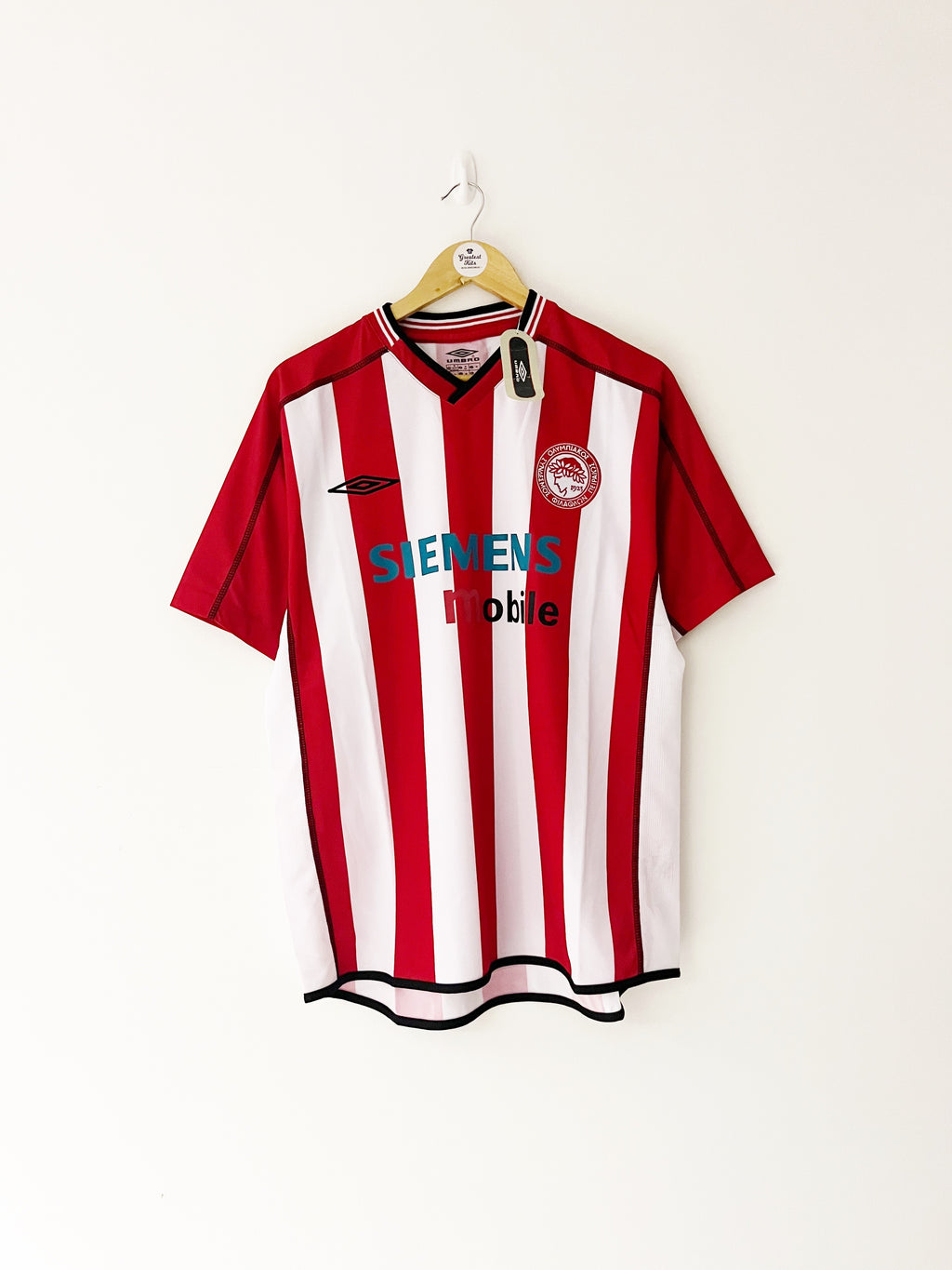2002/03 Olympiakos Home Shirt (M) BNWT