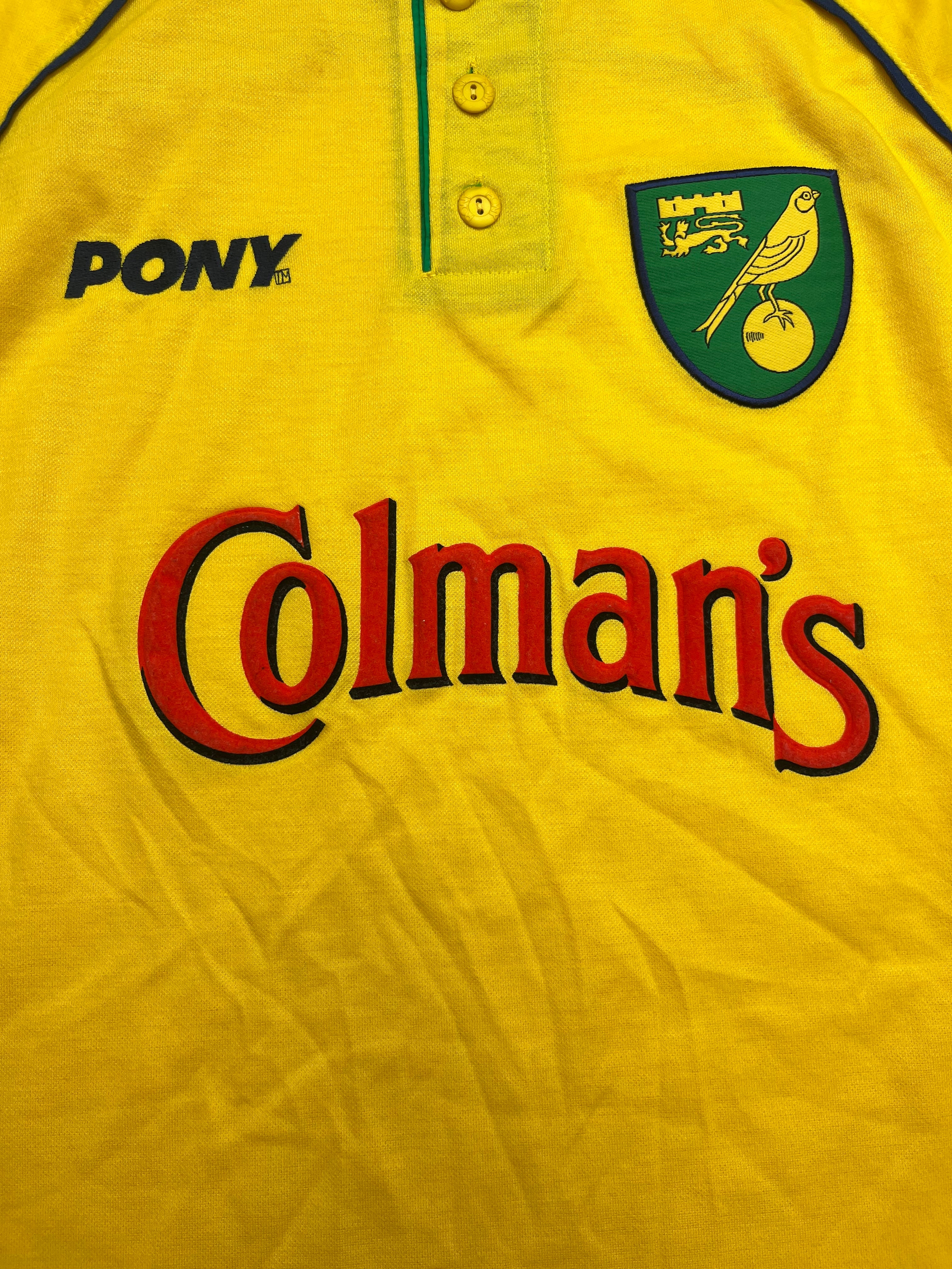 1997/99 Norwich City Home Shirt (XL) 9/10