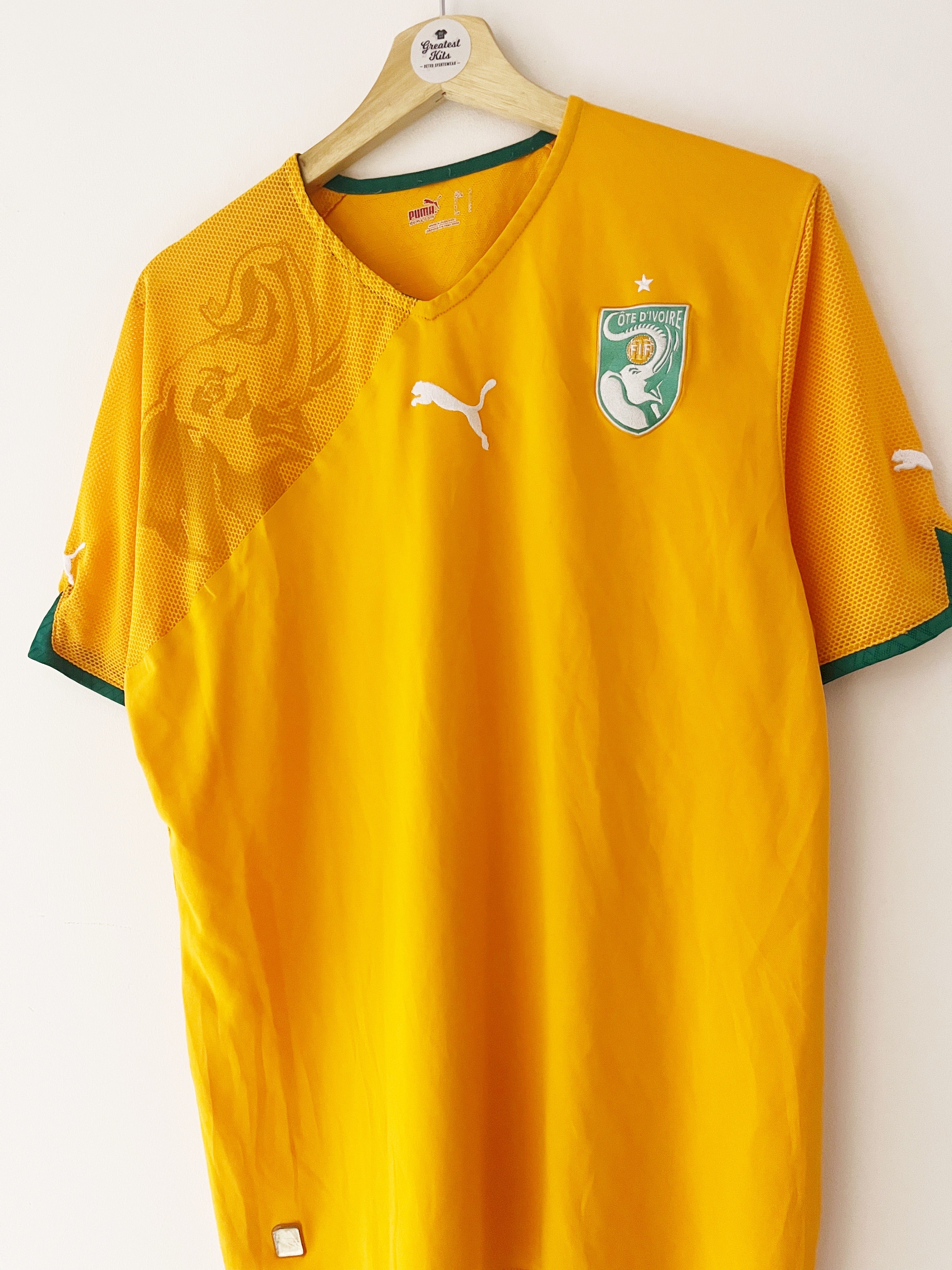 2010/11 Ivory Coast Home Shirt (L) 9/10