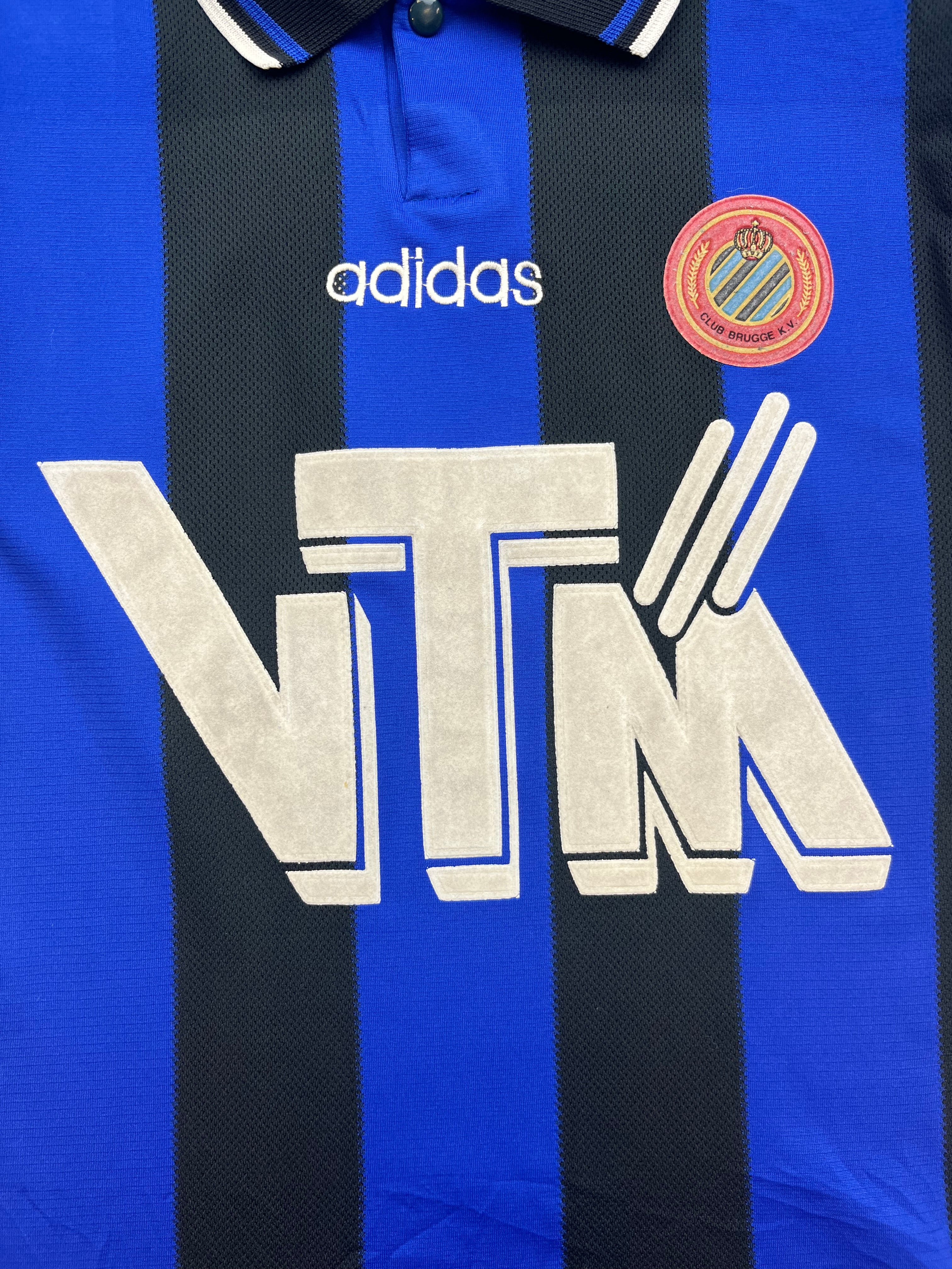 1995/96 Club Brugge Home L/S Shirt (Y/XS) 8/10