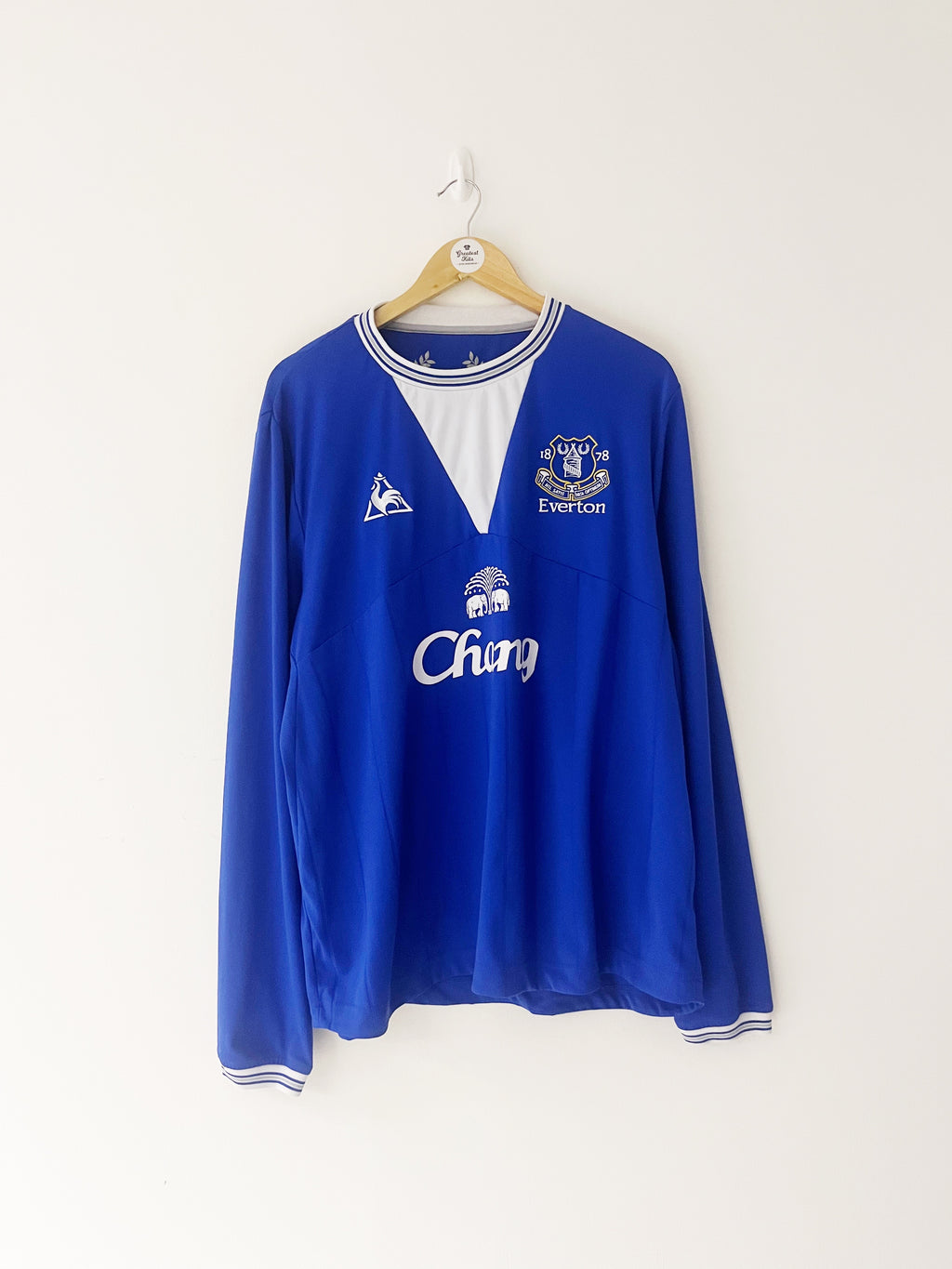 2009/10 Everton Home Shirt L/S (2XL) 9/10