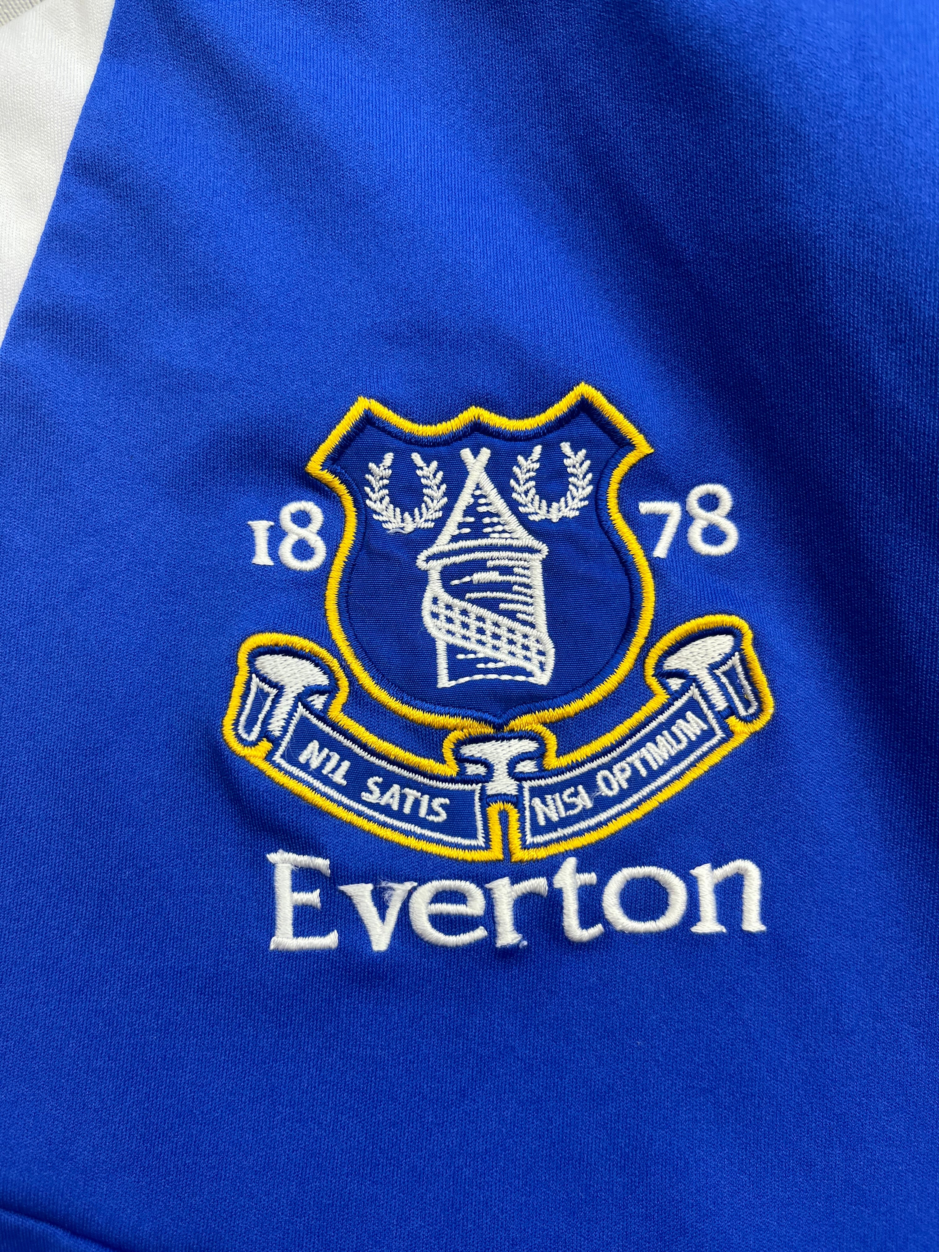 2009/10 Everton Home Shirt L/S (2XL) 9/10
