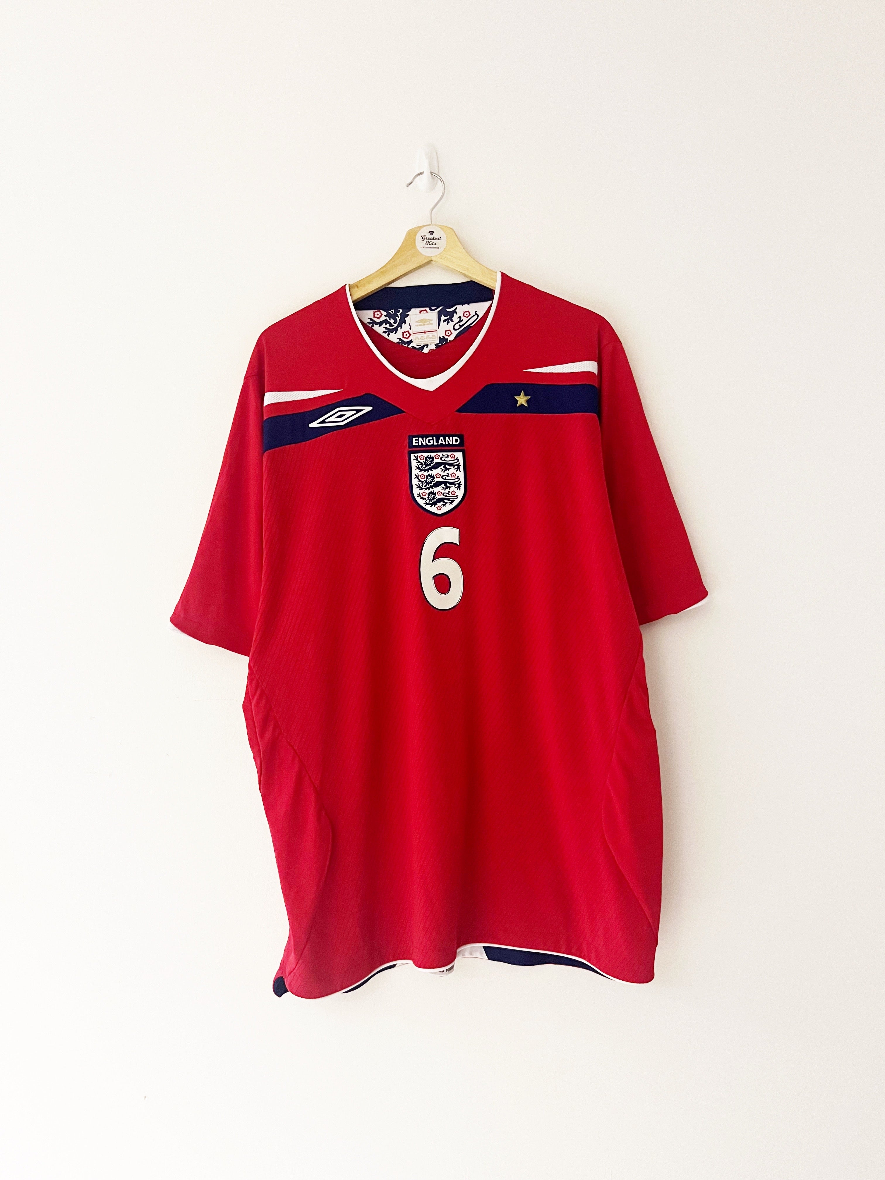 2008/10 England Away Shirt Terry #6 (XXL) 9/10