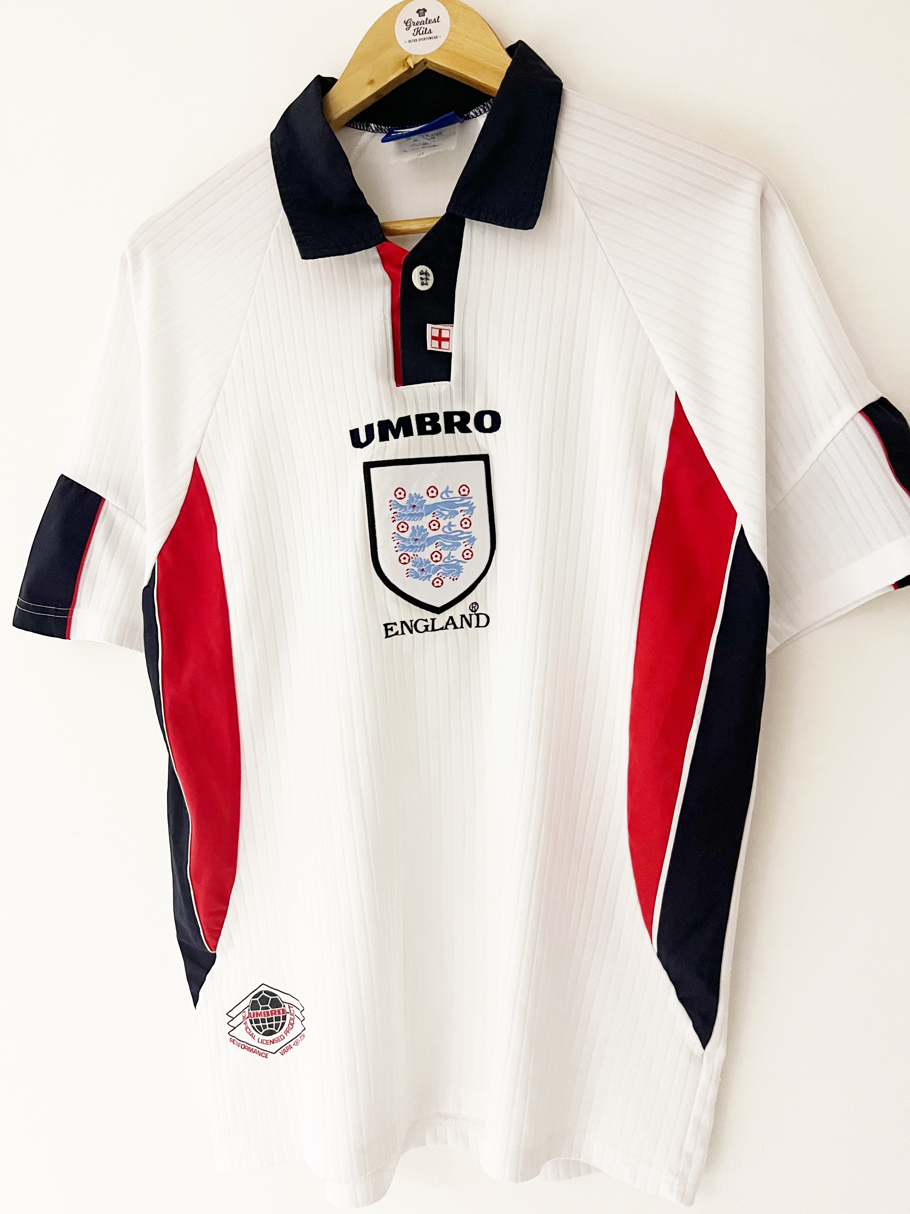 1997/99 England Home Shirt (M) 7.5/10