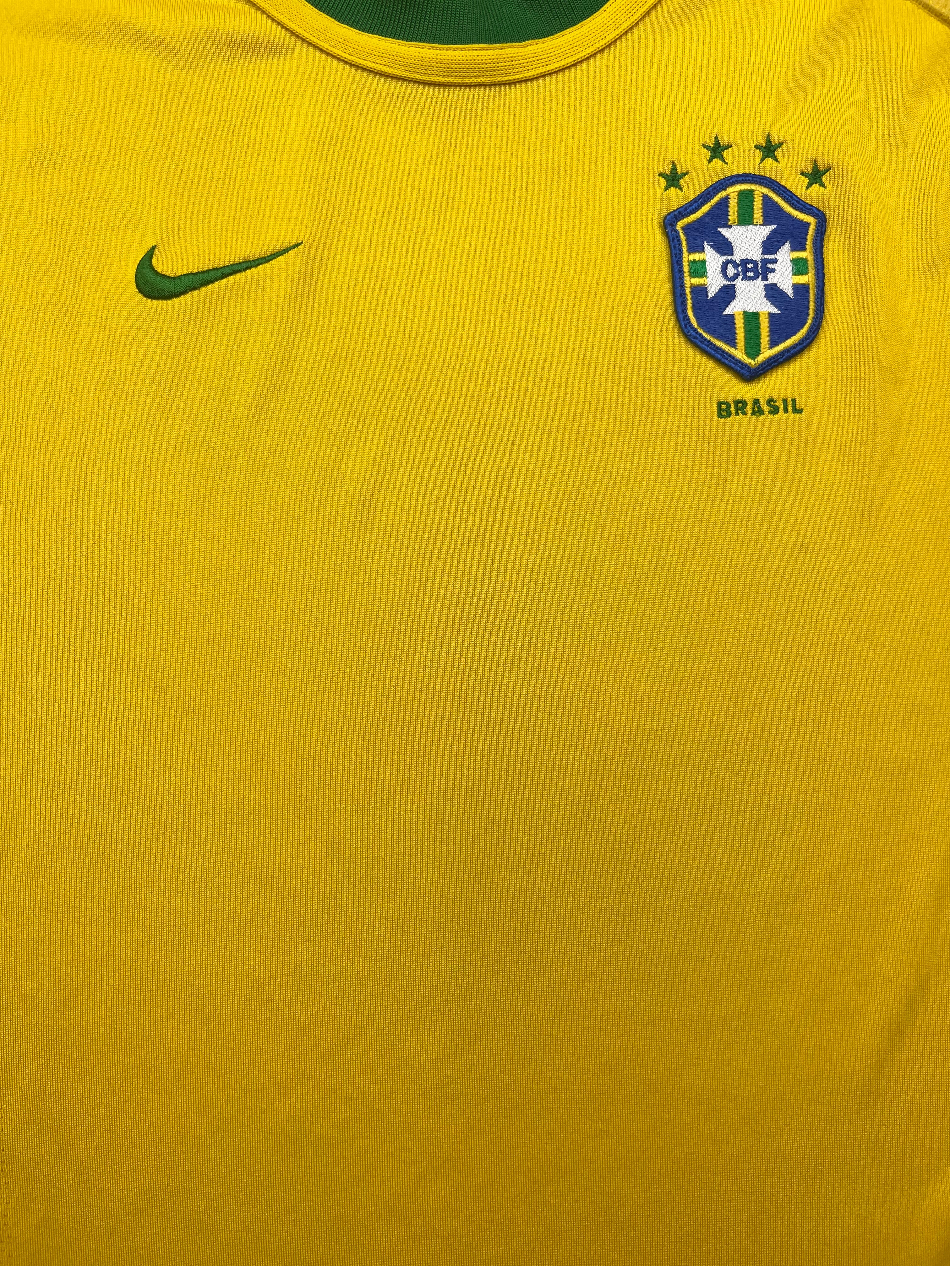 2000/02 Brazil Home Shirt (L) 9/10
