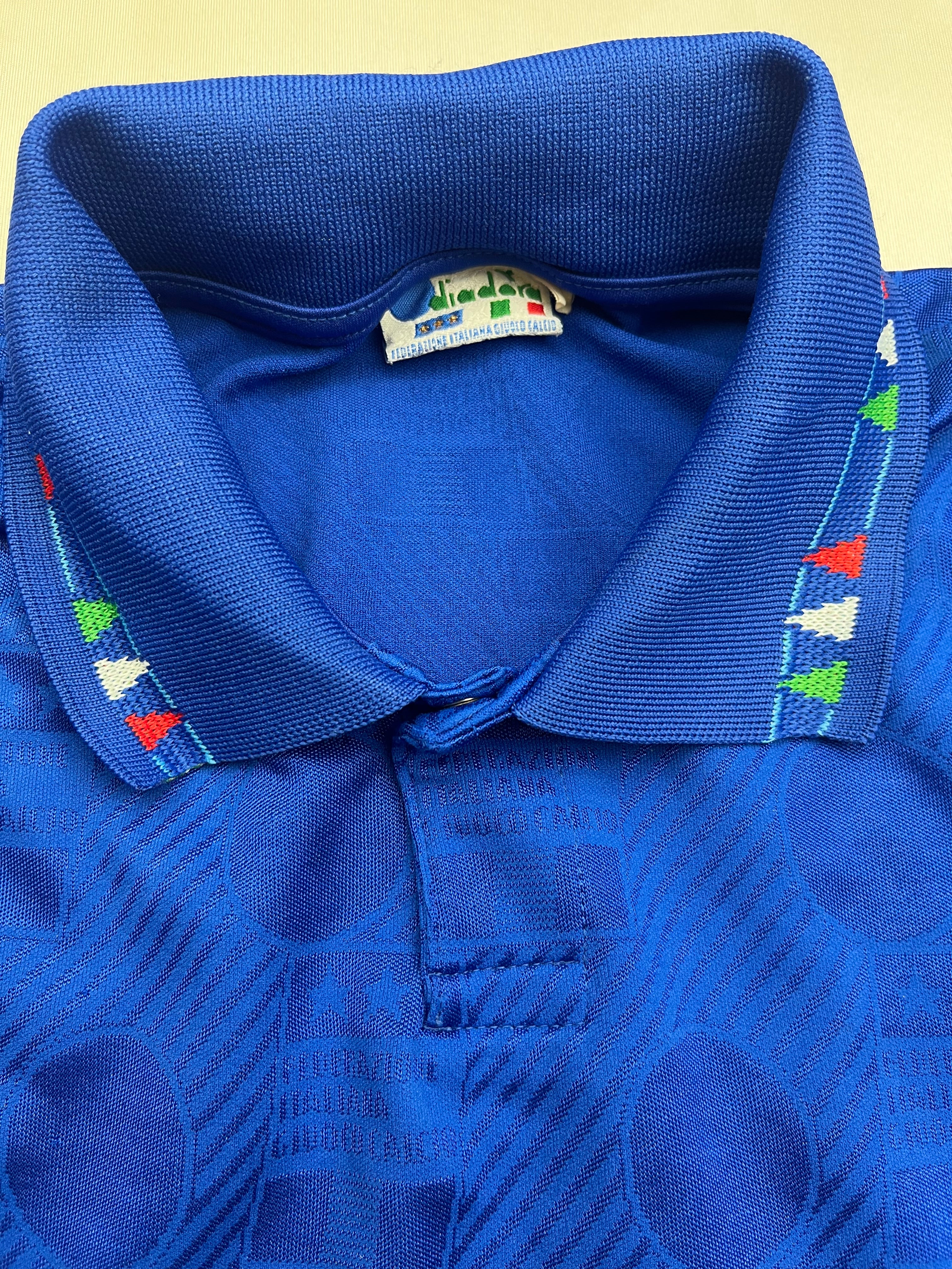 1994 Italy Home Diadora Template Shirt (L) 9/10