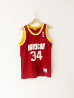 1989/95 Houston Rockets Champion Alternate Jersey Olanjuwon #34 (S) 8.5/10