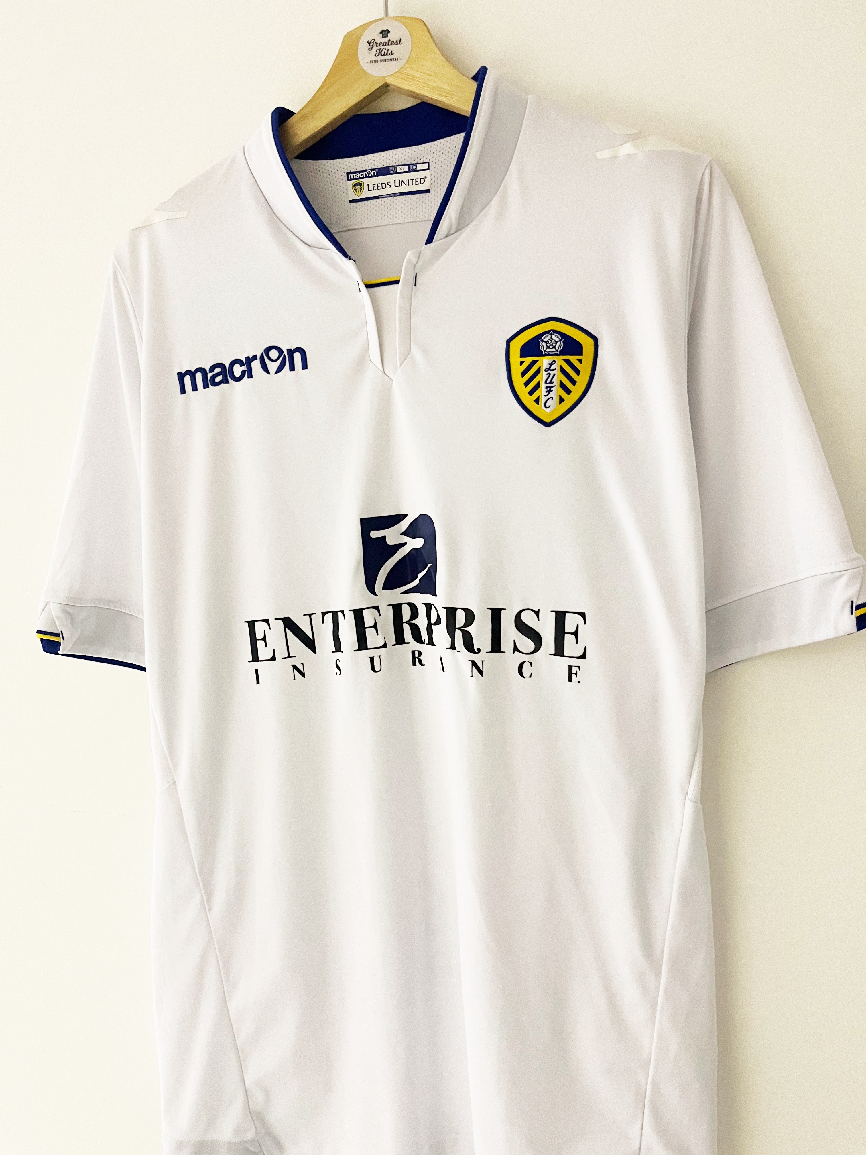 2014/15 Leeds United Home Shirt (L) 9/10