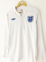 2011/12 England Home L/S Shirt (L) 9/10