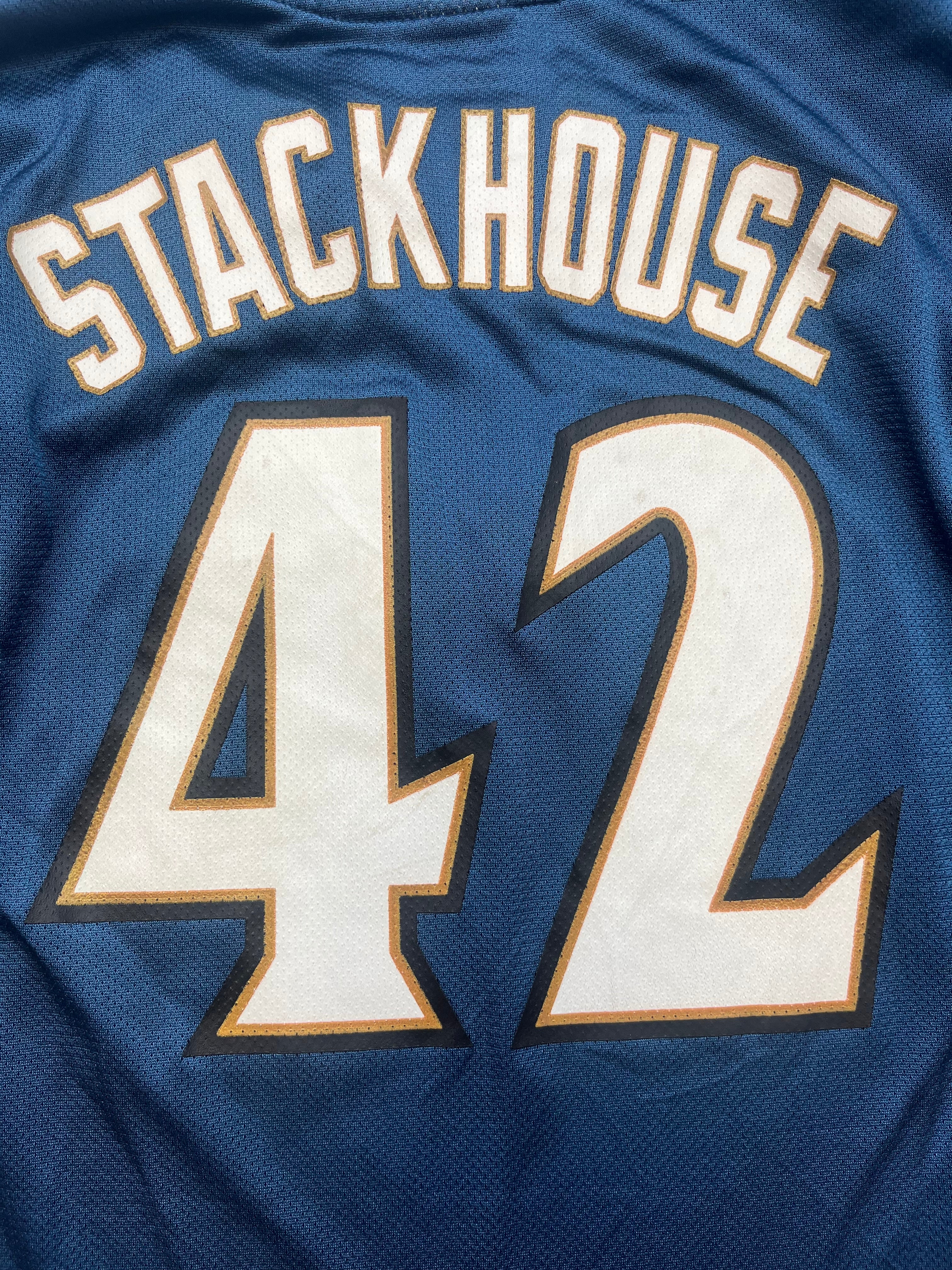 2002/05 Washington Wizards Reebok Away Jersey Stackhouse #42 (L) 8/10