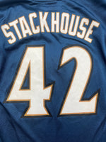2002/05 Washington Wizards Reebok Away Jersey Stackhouse #42 (L) 8/10