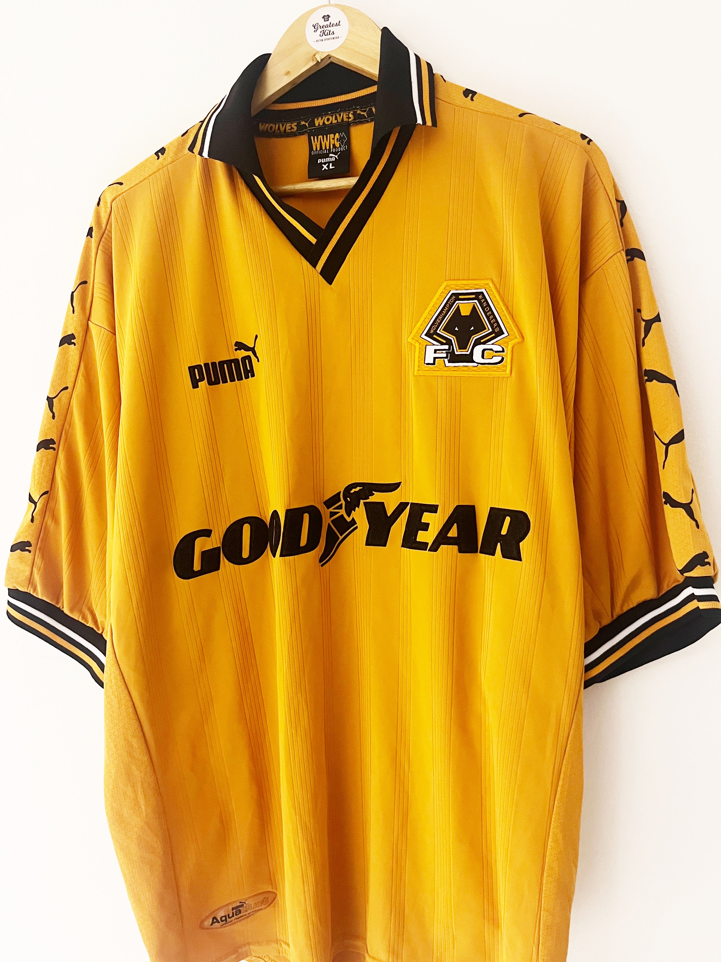 1998/00 Wolves Home Shirt (XL) 9/10