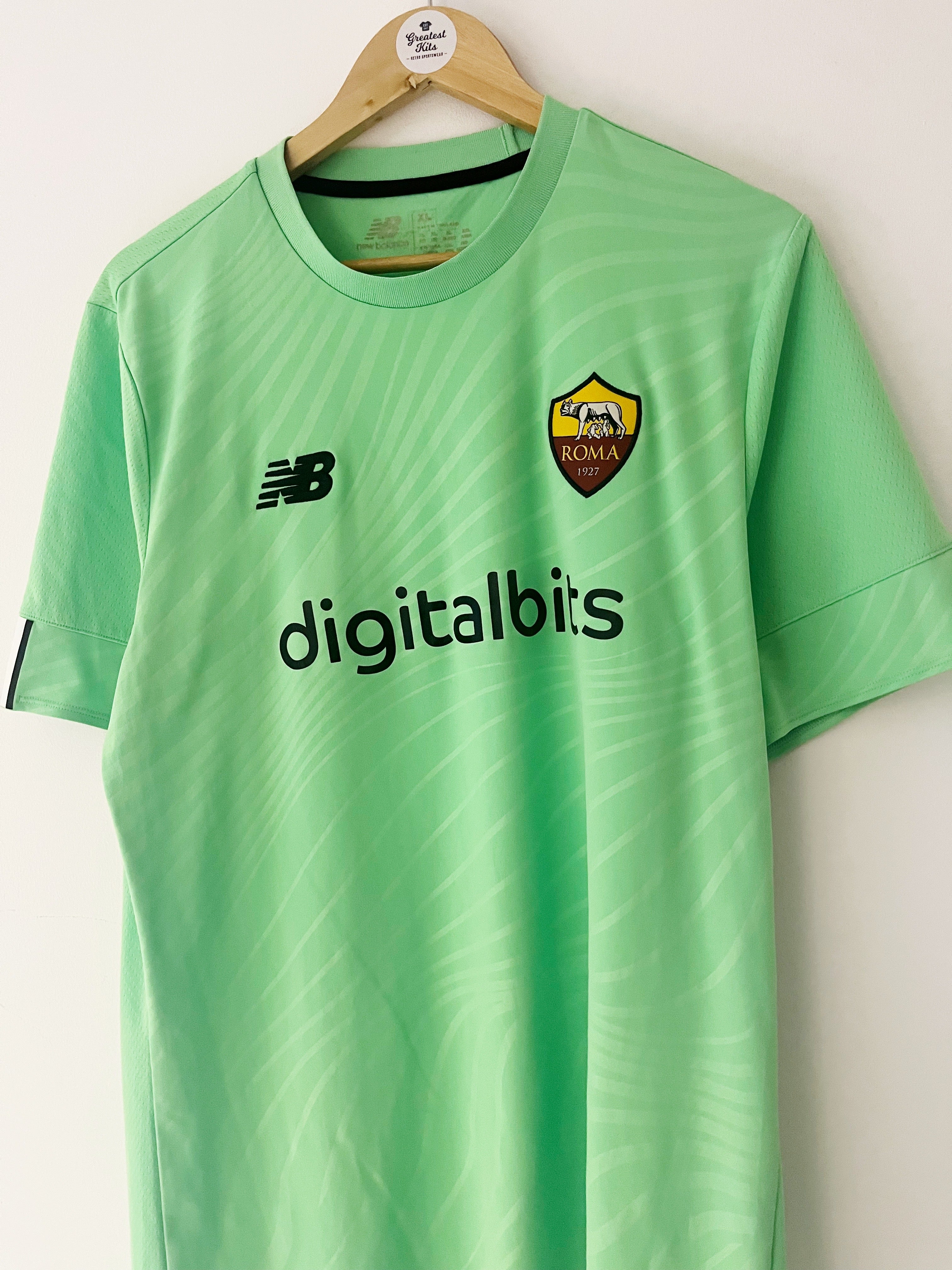 2022/23 AS Roma GK S/S Shirt (XL) 9/10