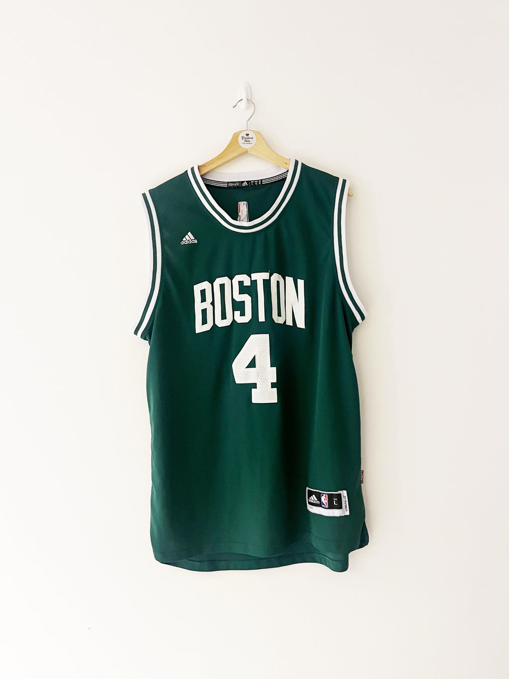 2014 Boston Celtics Adidas Away Jersey Thomas #4 (L) 9/10