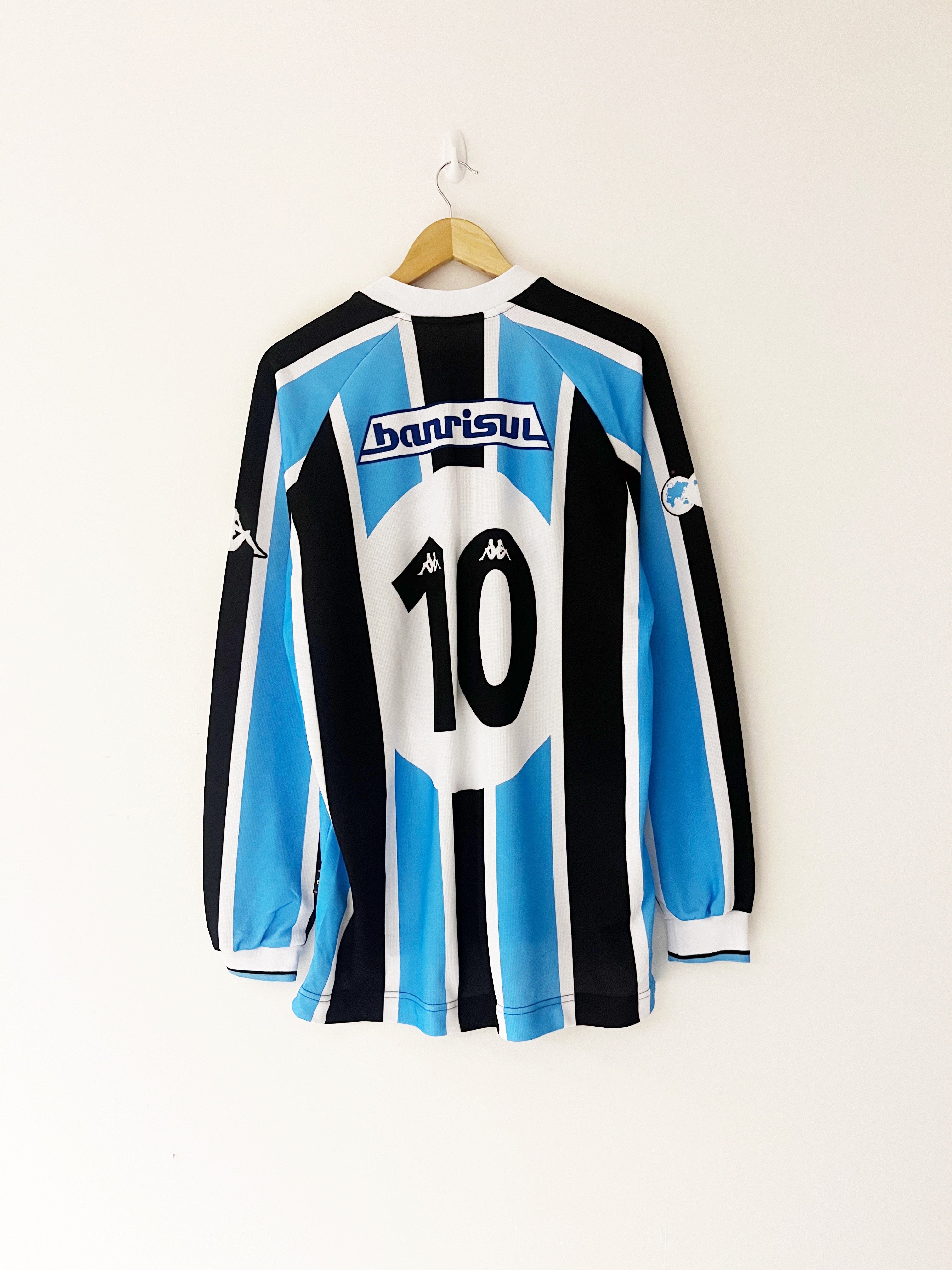 2002/03 Gremio Home L/S Shirt #10 (L) 9/10