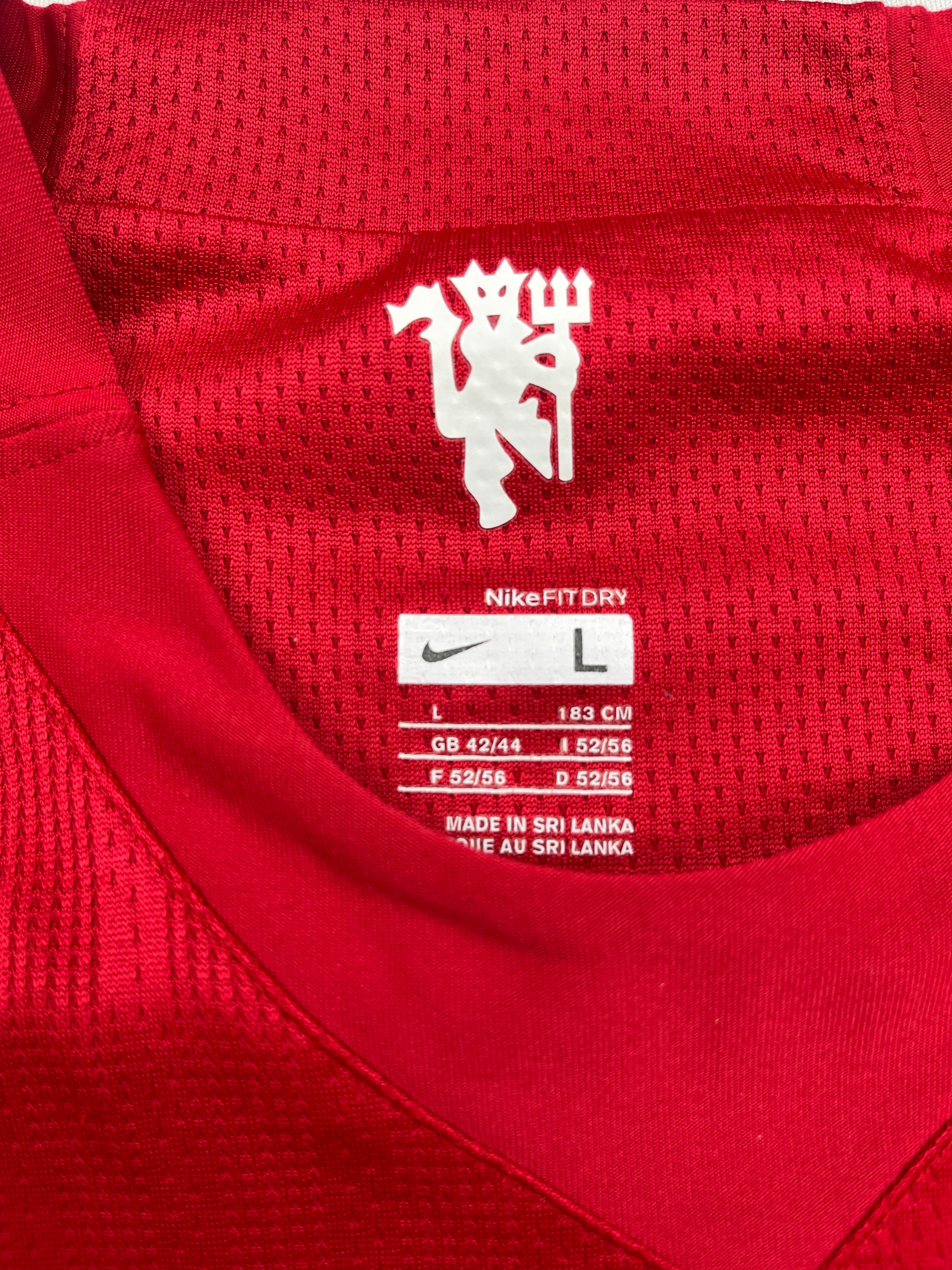 2007/09 Manchester United Home Shirt (L) 8/10