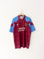 1990/92 Aston Villa Home Shirt (XL) 8/10