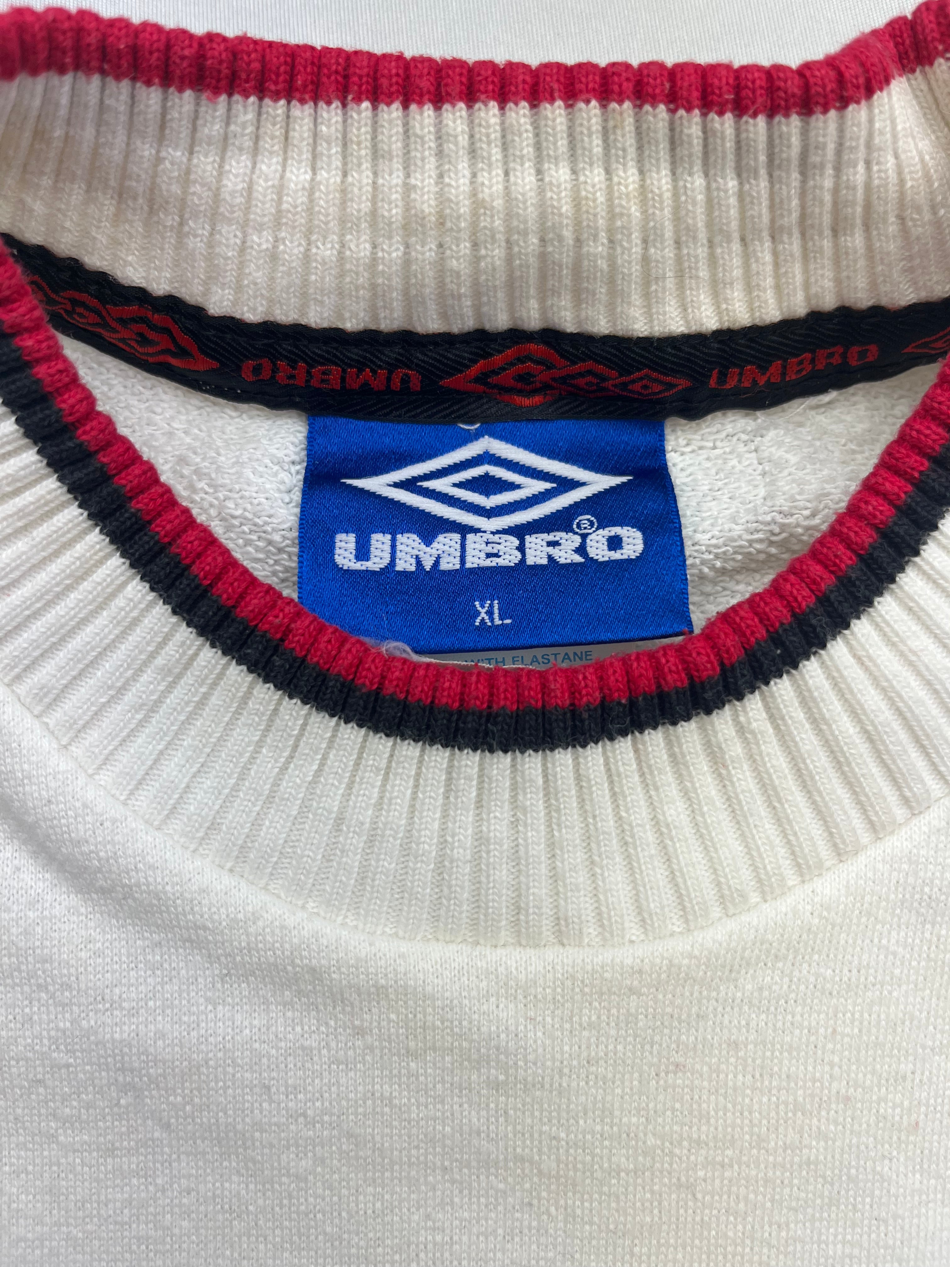 1996/97 Manchester United Training Jumper (XL) 8.5/10