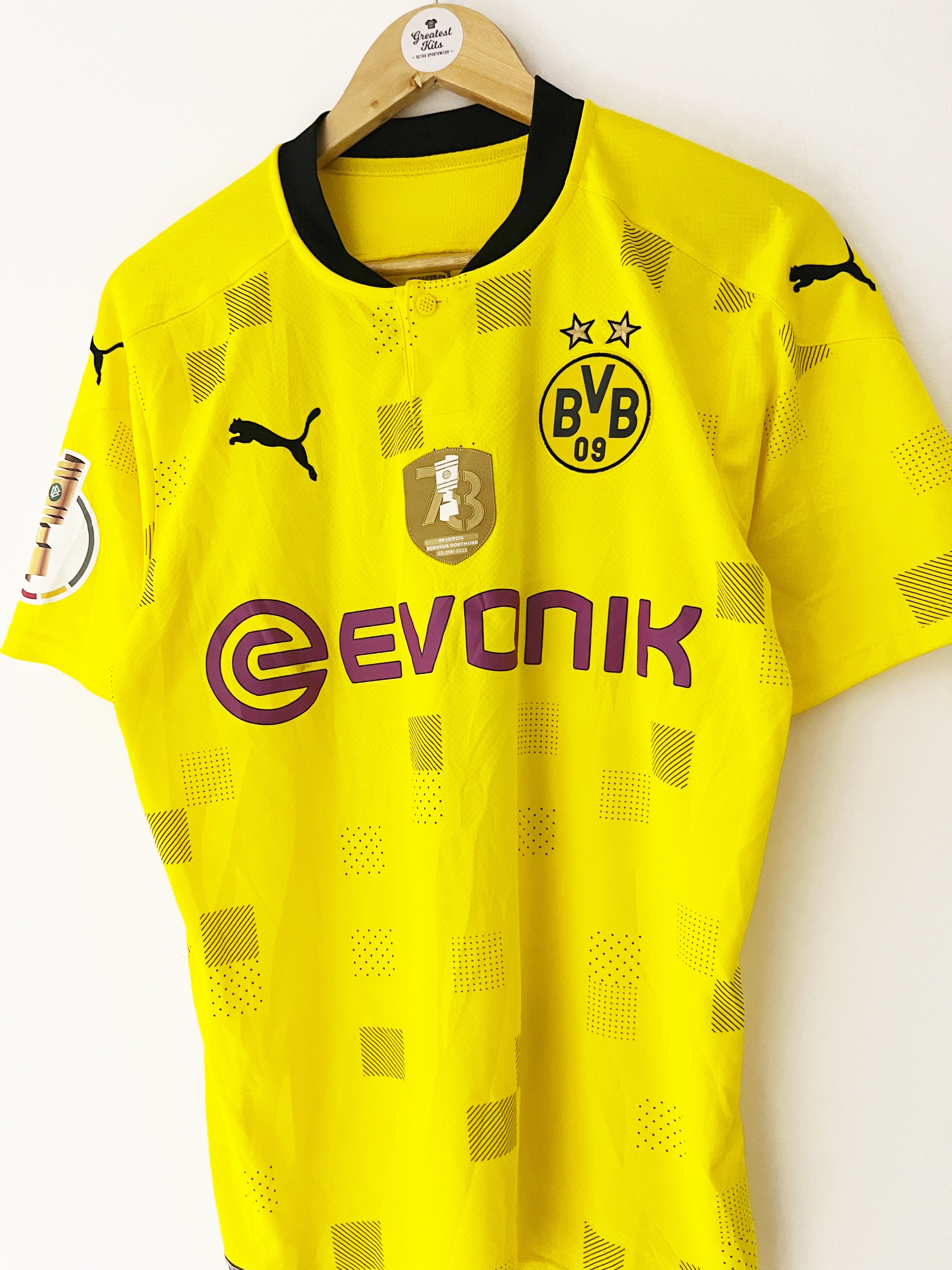 2021 Borussia Dortmund DFB-Pokal Final Home Shirt #29 (M) 9/10