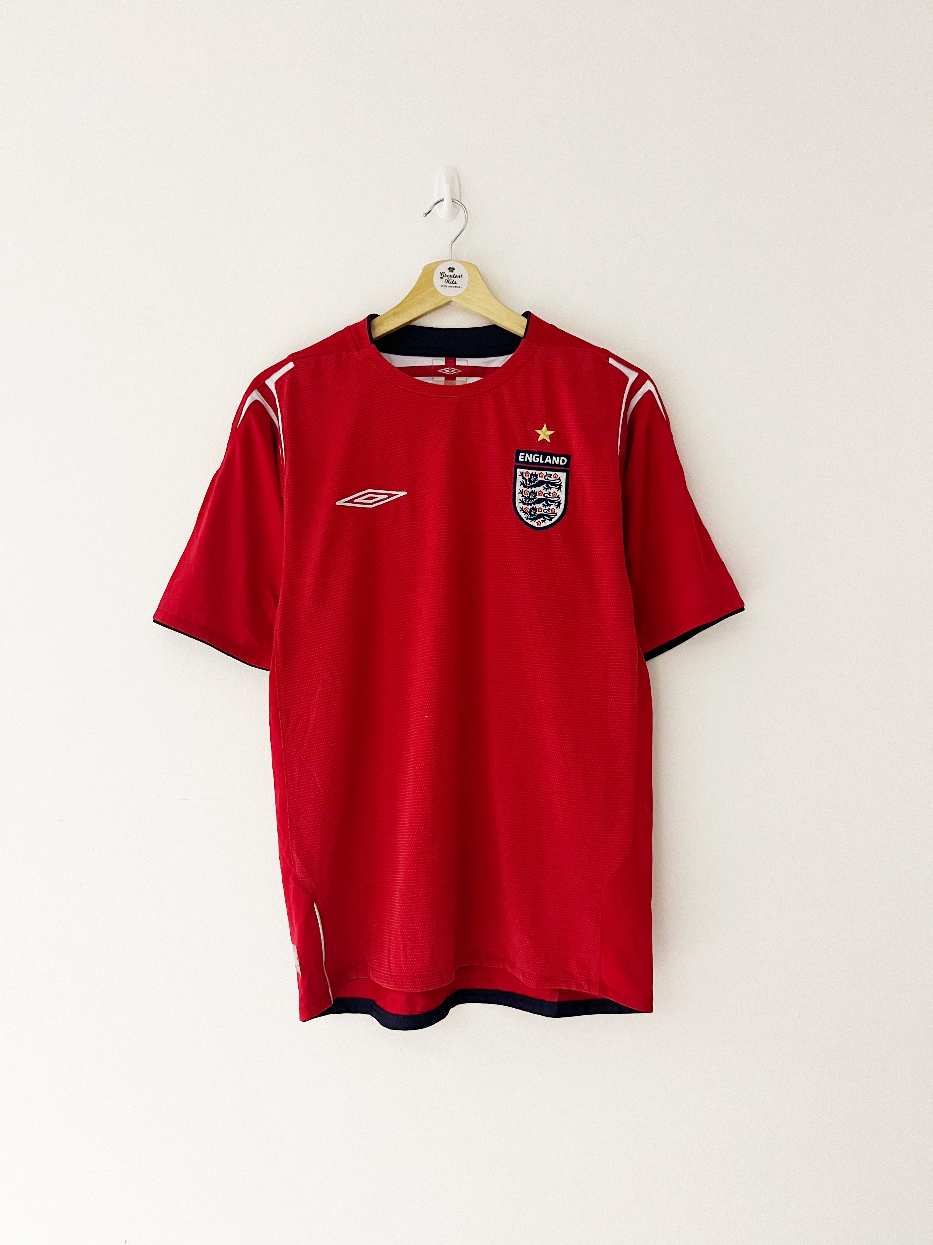 2004/06 England Away Shirt (M) 7.5/10