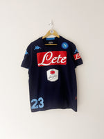 2017/18 Napoli *Player Worn* Training Shirt #23 (XL) 7/10