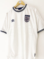 1999/01 England Home Shirt (XL) 9/10