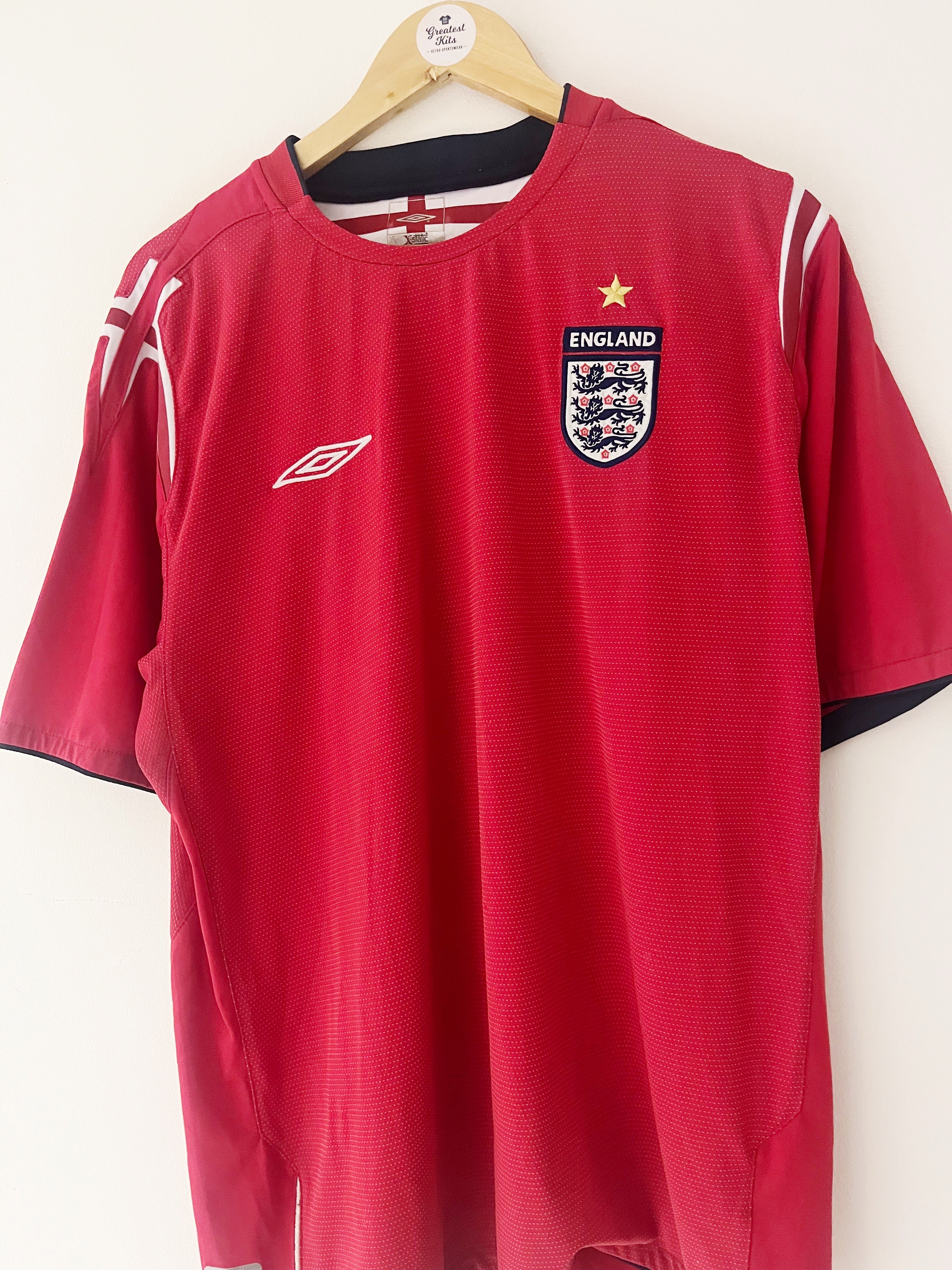 2004/06 England Away Shirt (XL) 9/10