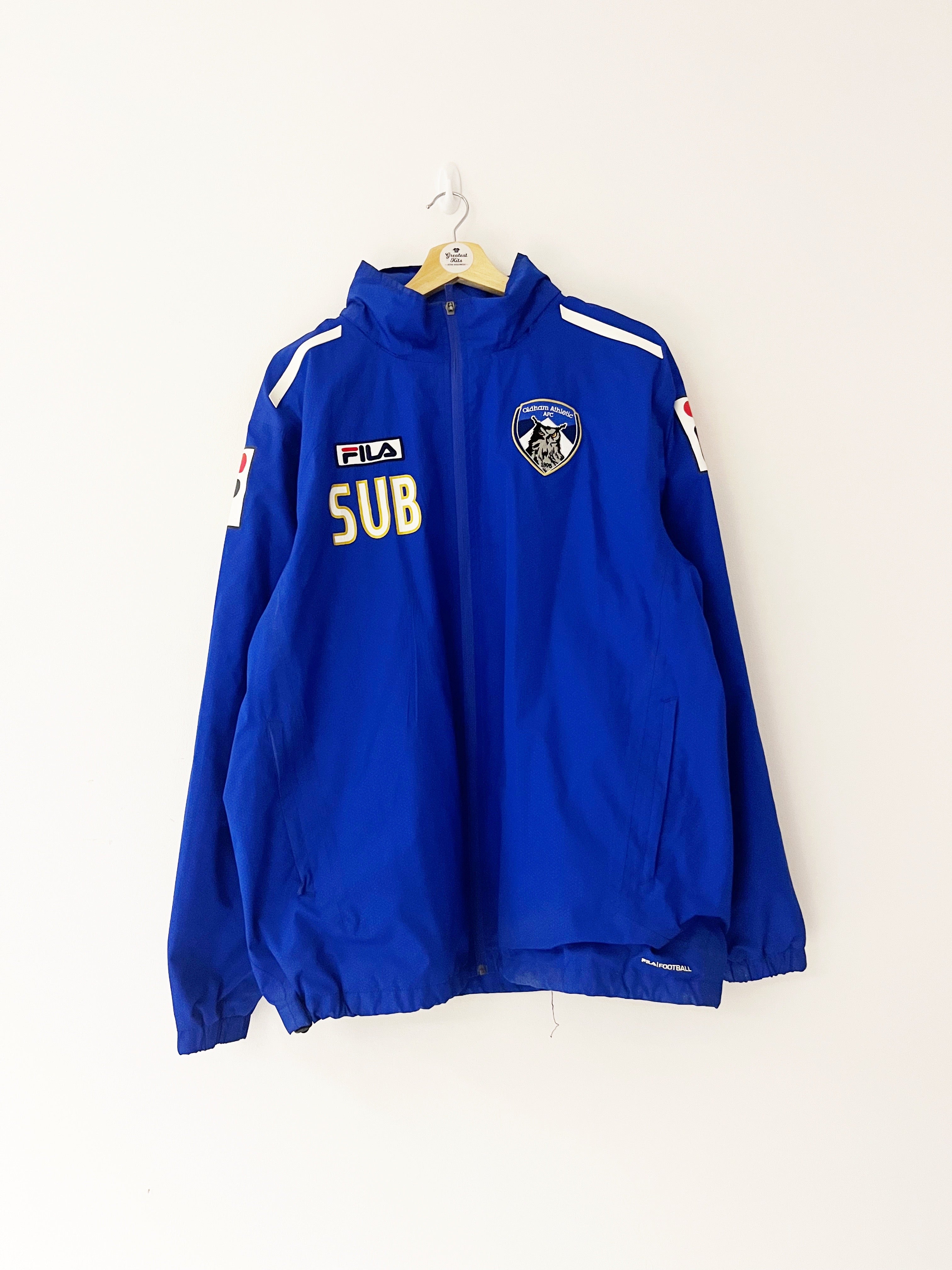 2012/13 Oldham Athletic *Player Issue* Training Jacket (L) 9/10