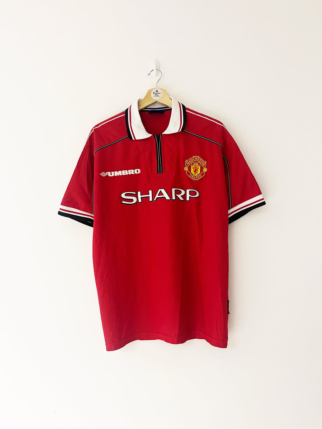 1998/00 Manchester United Home Shirt (L) 9/10