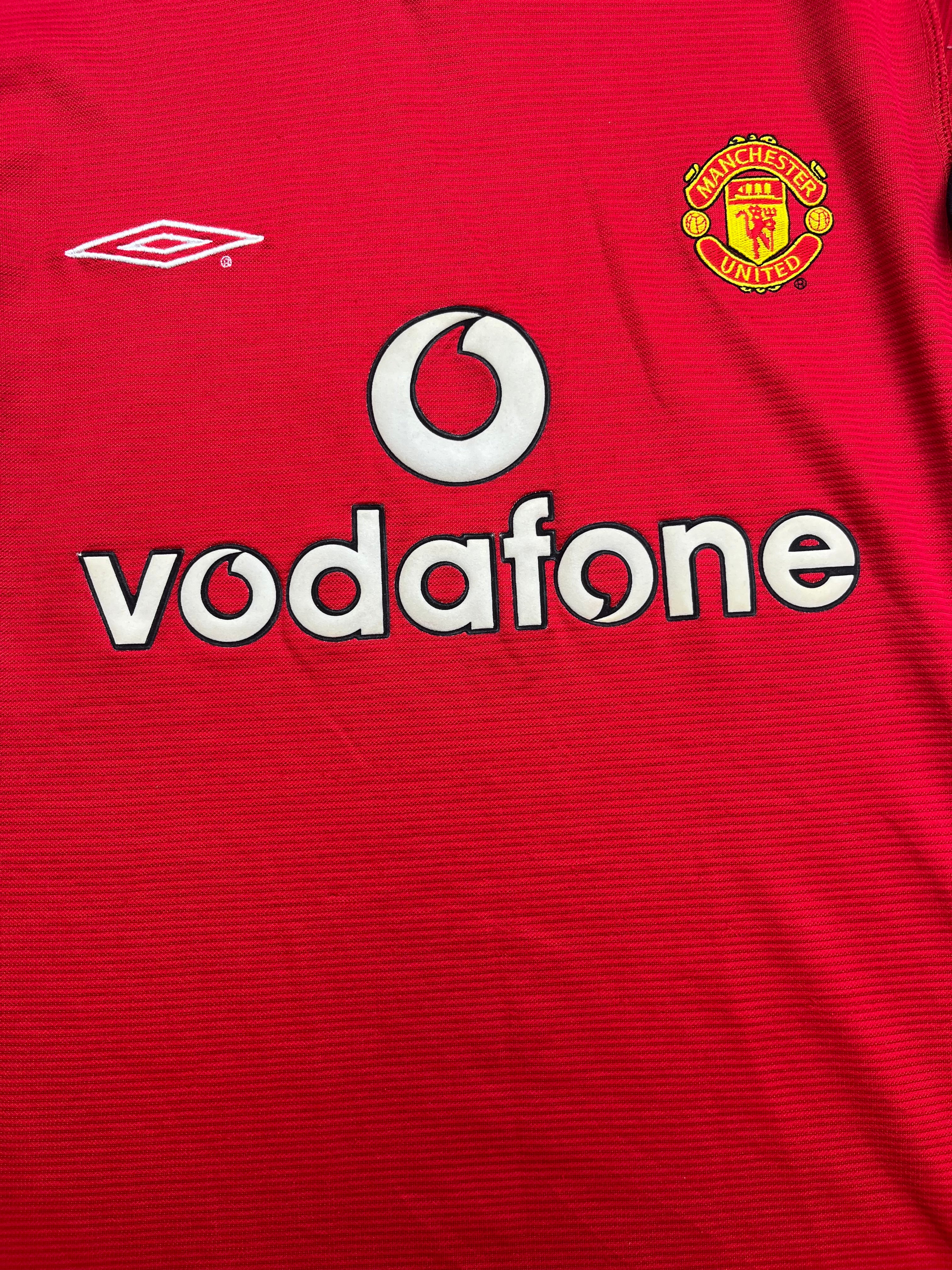 2000/02 Manchester Utd Home Shirt (M) 8/10