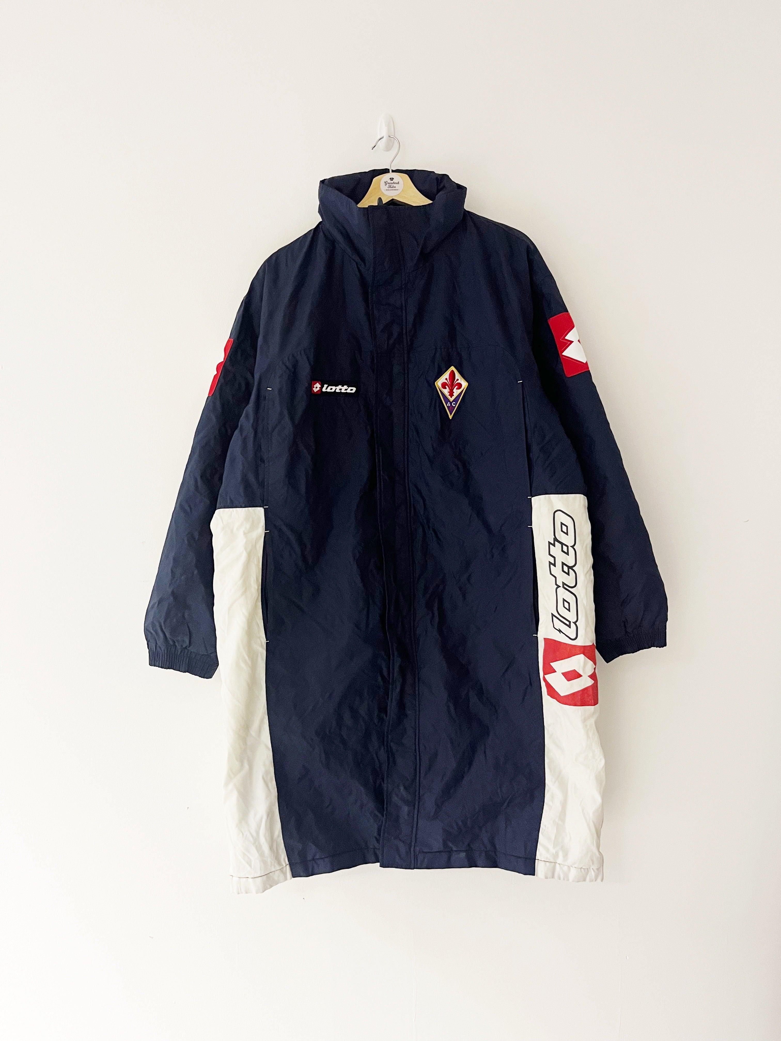 2005/06 Fiorentina Full Length Training Coat (L) 9/10
