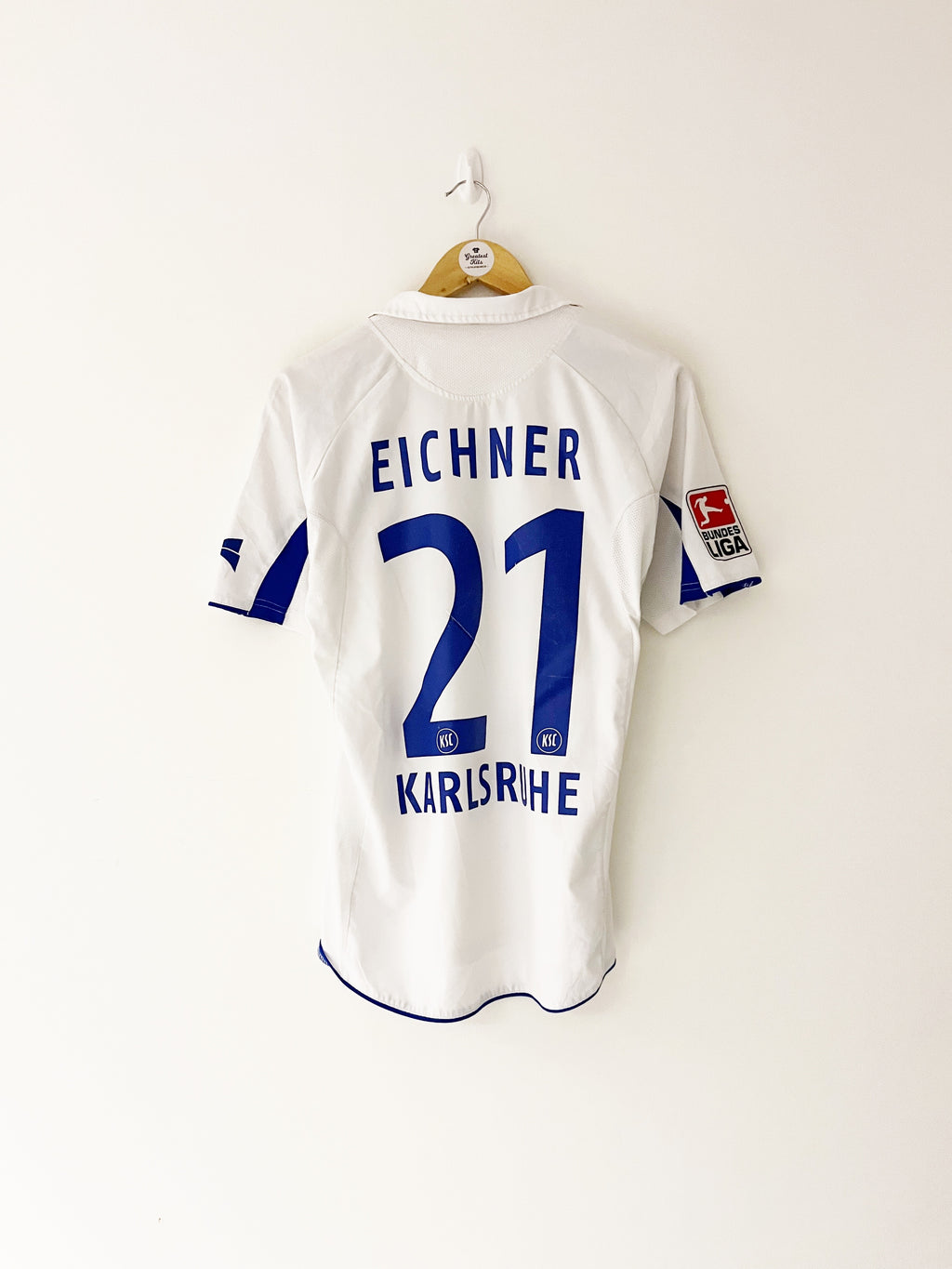 2006/08 Karlsruher Away Shirt Eichner #21 (S) 7.5/10