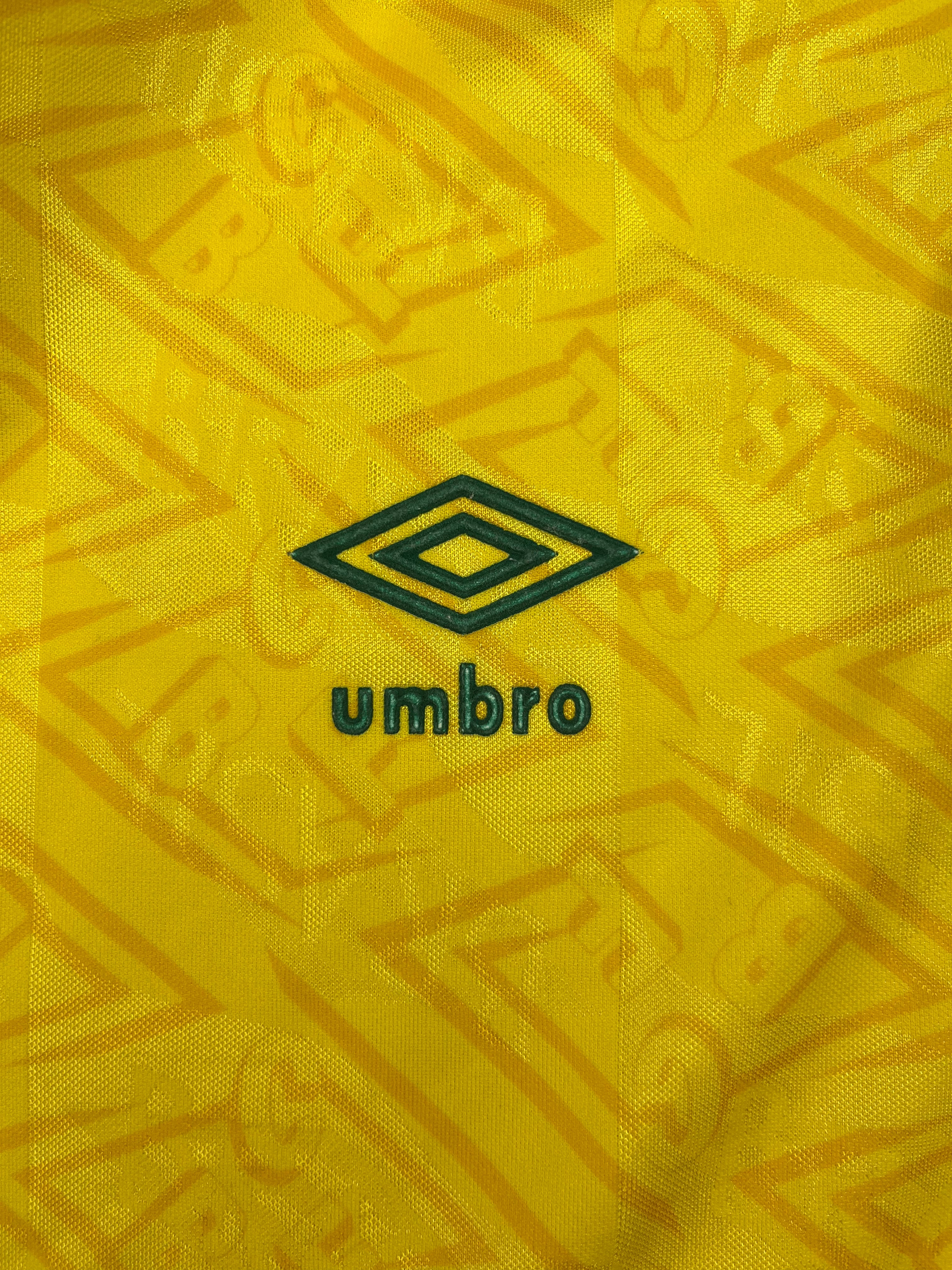 1991/93 Brazil Home Shirt (XL) 9/10