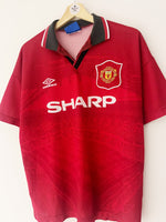 1994/96 Manchester United Home Shirt (M) 9/10