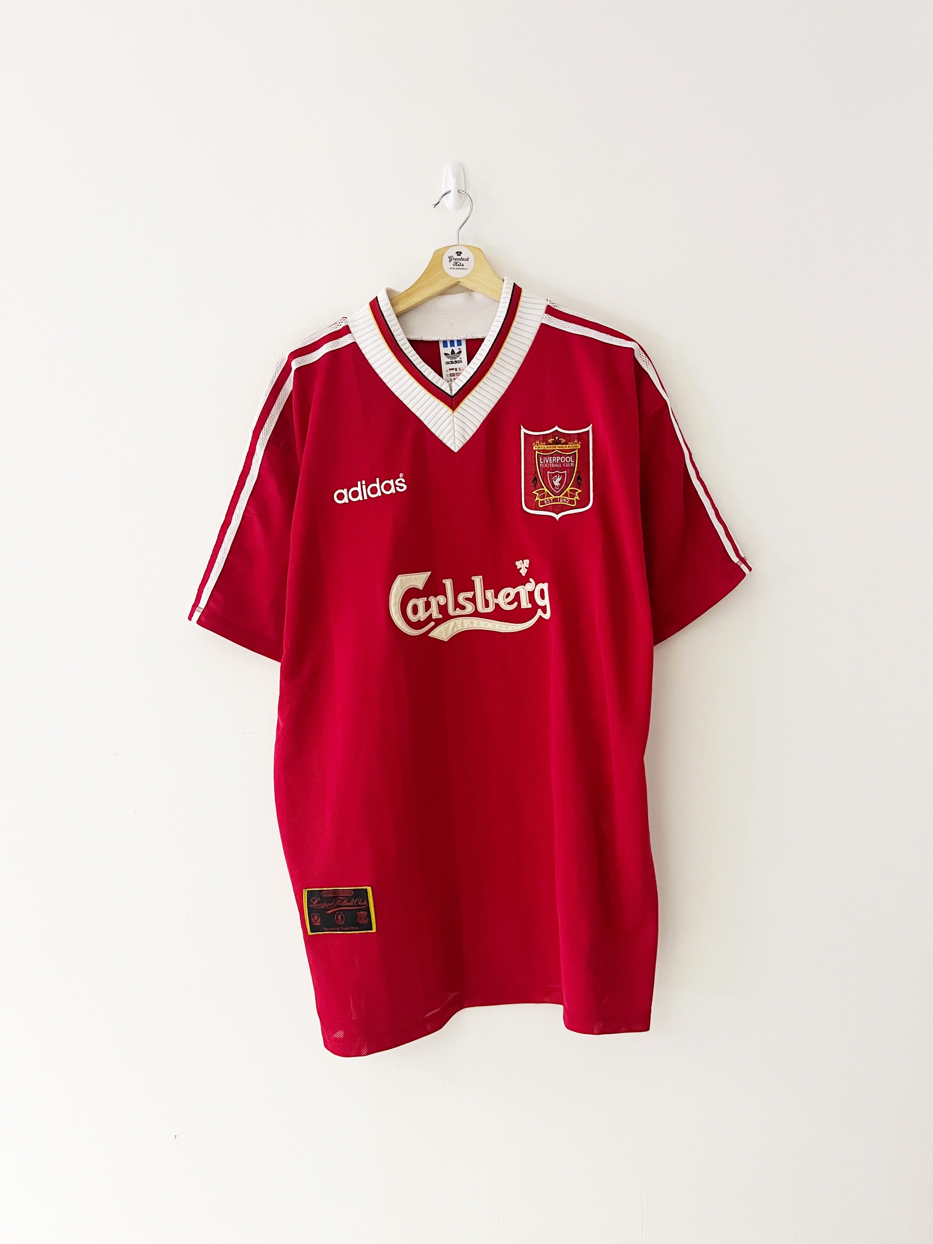 1995/96 Liverpool Home Shirt (XXL) 8.5/10