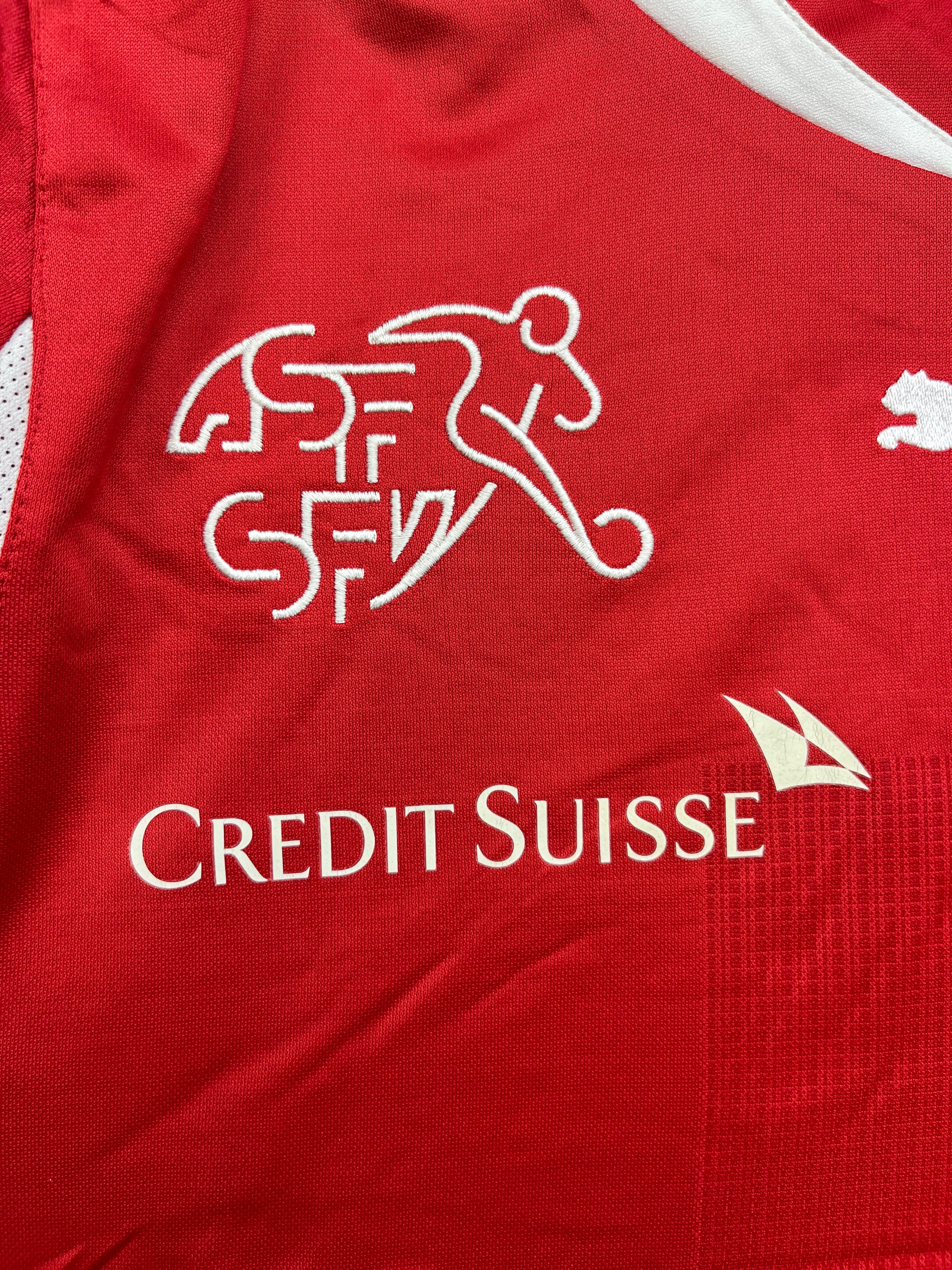 2010/12 Switzerland Home Shirt (L) 9/10