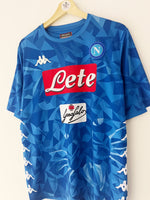 2018/19 Napoli Basic Home Shirt Insigne #24 (L) 8/10