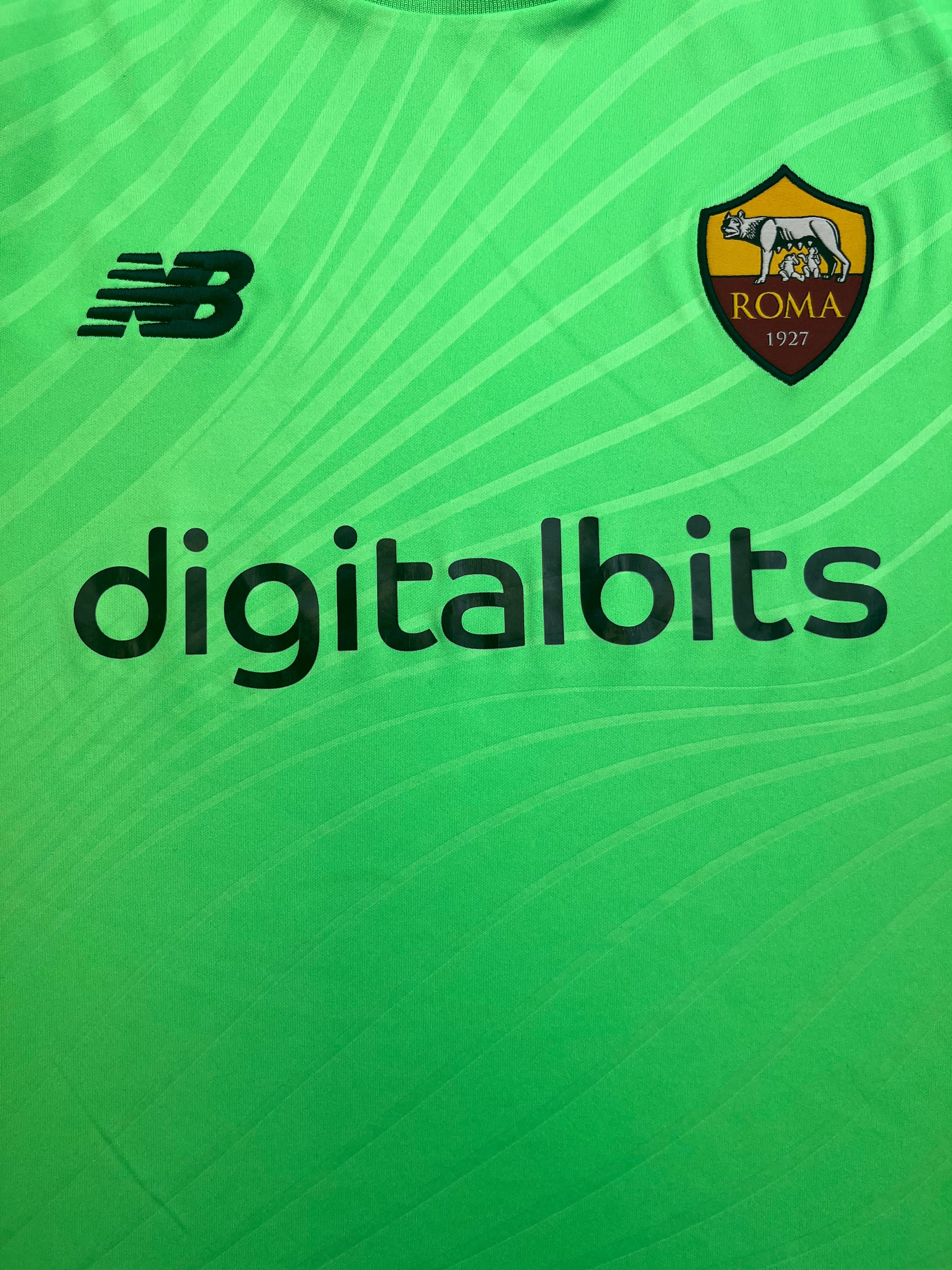 2022/23 AS Roma GK S/S Shirt (XL) 9/10