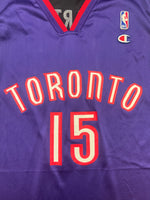 1999/04 Toronto Raptors Champion Alternate Jersey Carter #15 (XL) 9/10