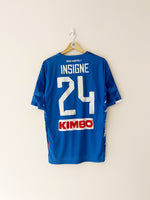 2018/19 Napoli Basic Home Shirt Insigne #24 (L) 8/10