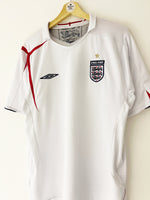 2005/06 England Home Shirt (XL) 9/10