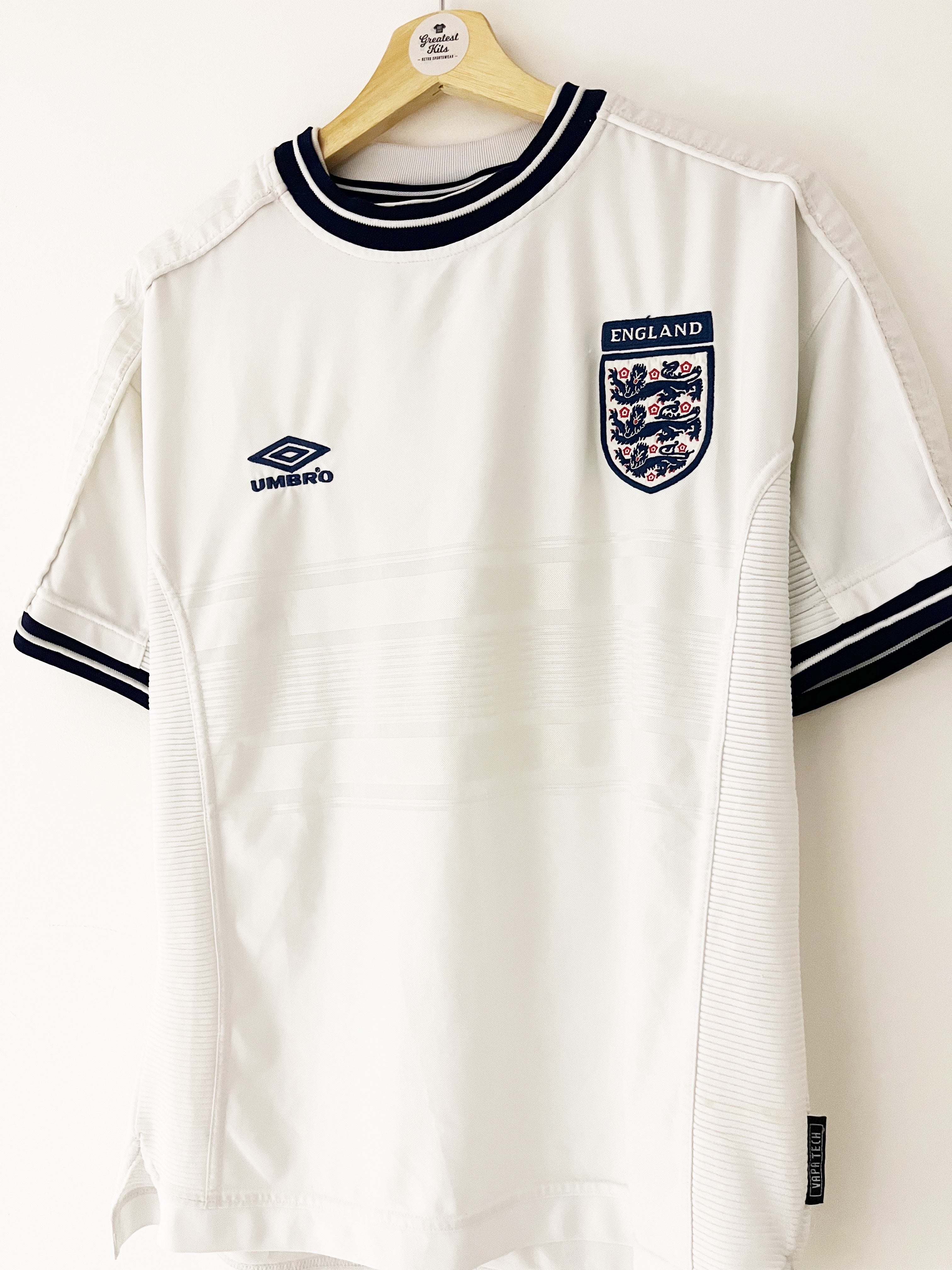 1999/01 England Home Shirt (M) 8.5/10