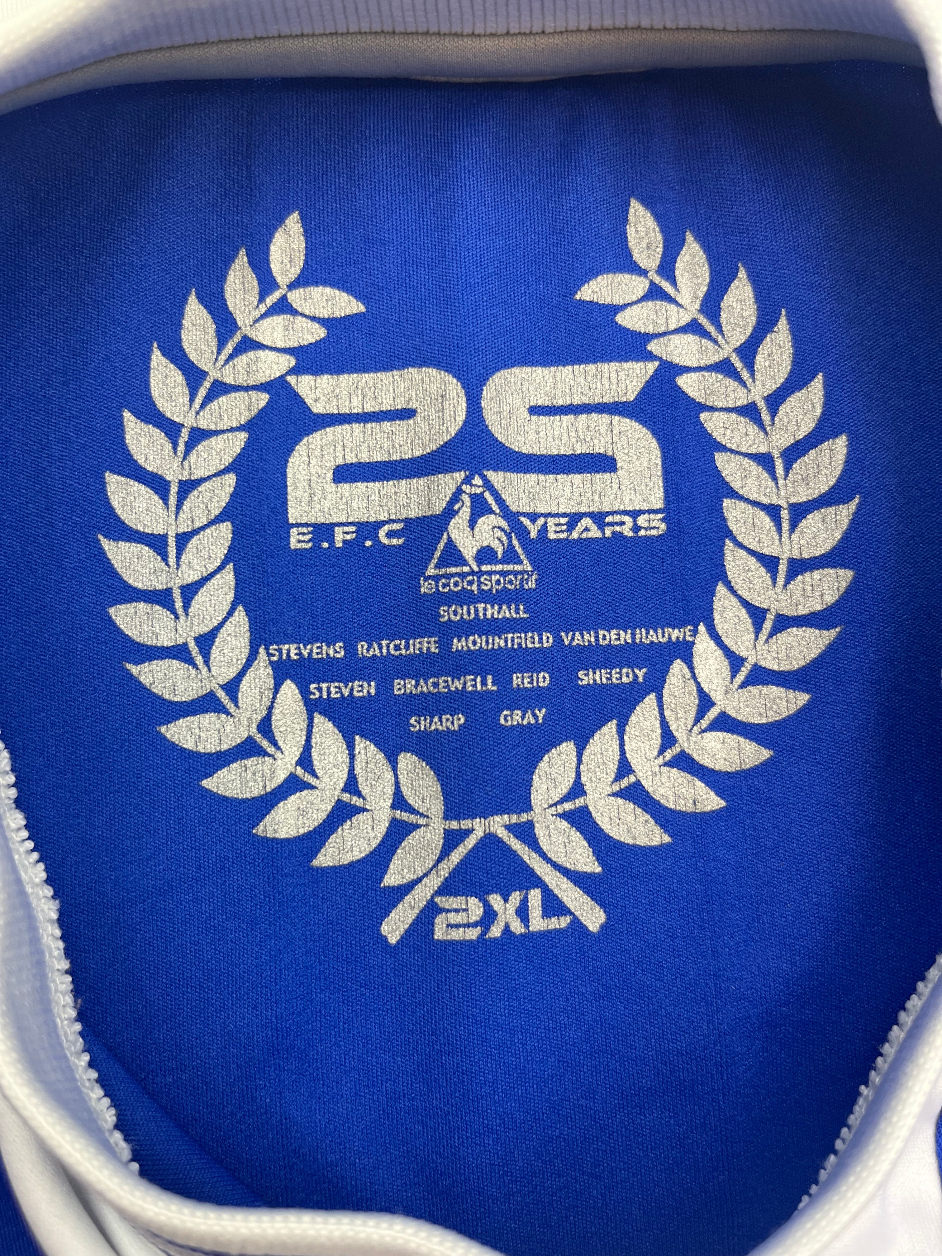 2009/10 Everton Home Shirt L/S (2XL) 9/10